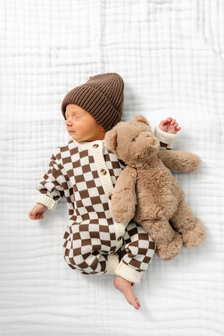 Knit Beanie - Cocoa