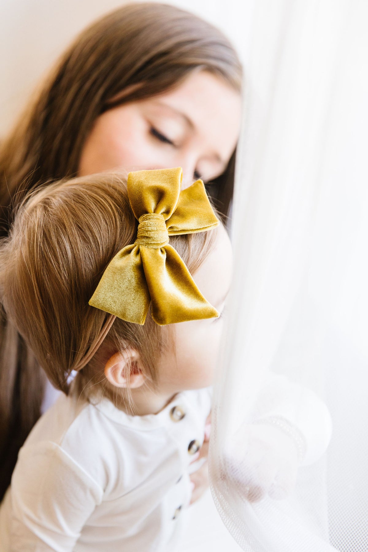 Velvet - Marigold Bow