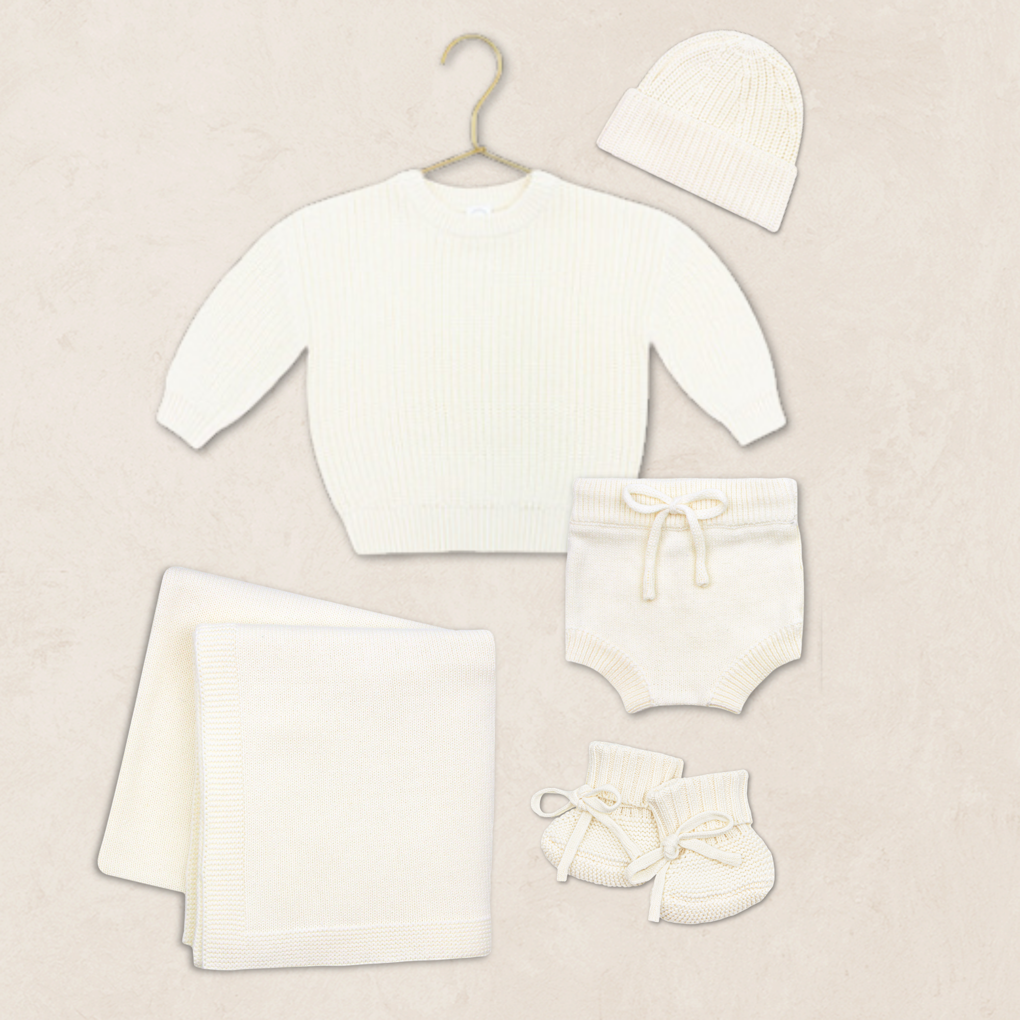 Heirloom Knit Gift Bundle: Ivory