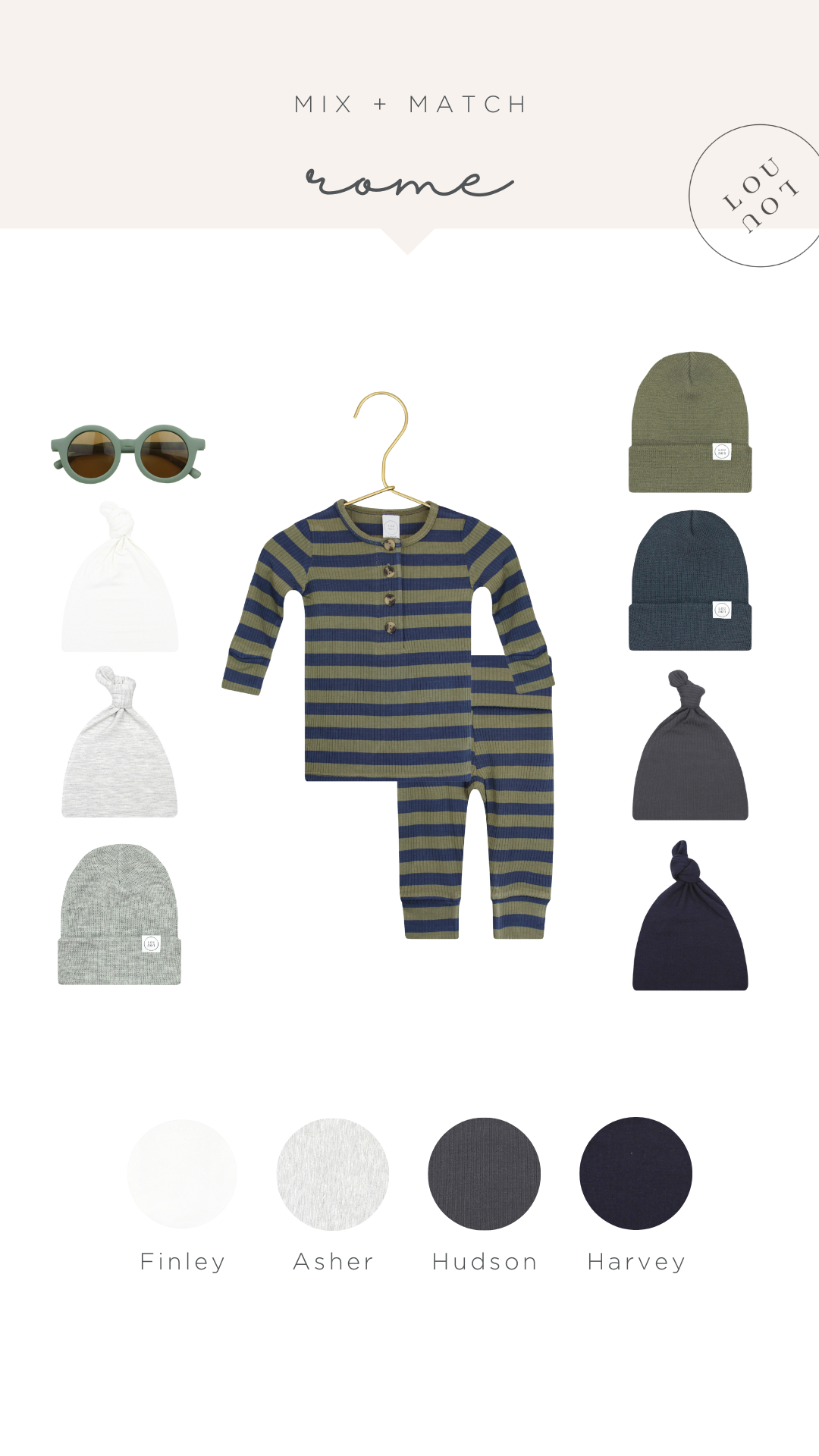 Rome Ribbed Shortie Set