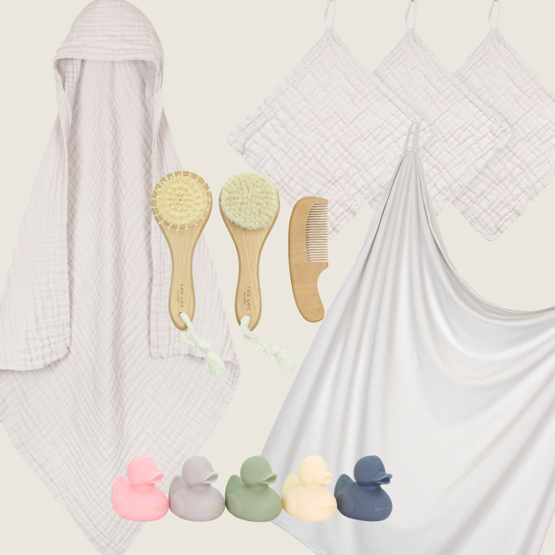 Bath Baby Bundle - Grey