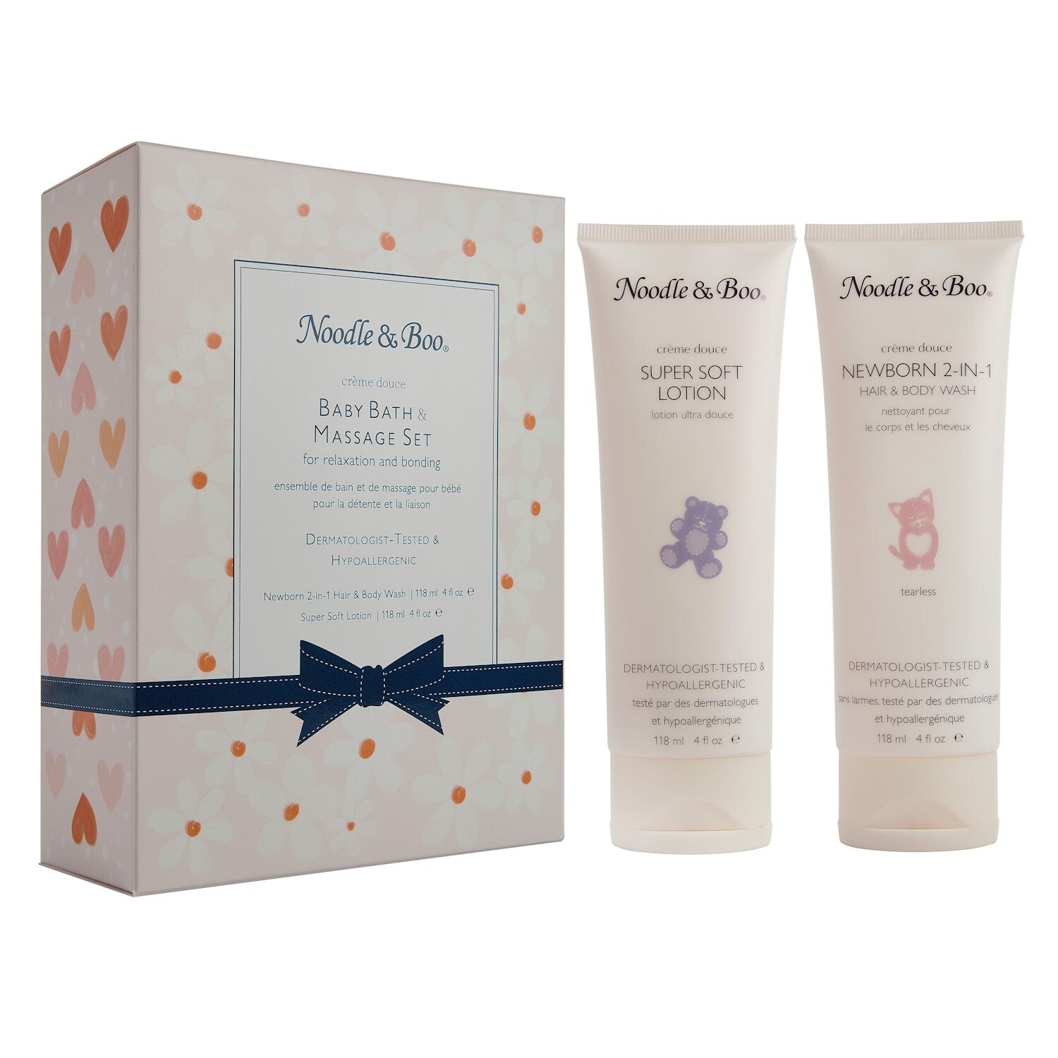 Noodle & Boo - Baby Bath & Massage Set