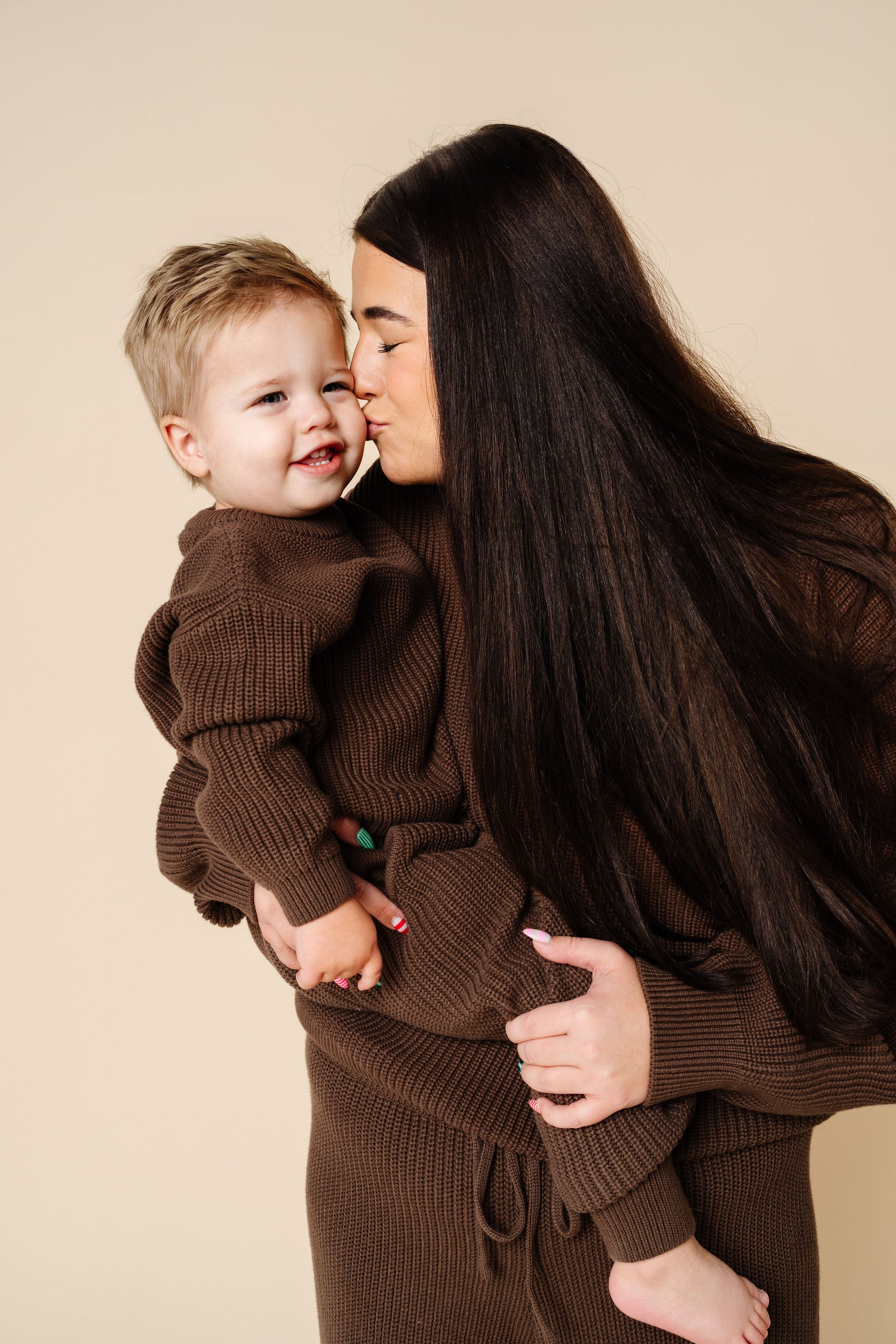 Knit Chunky Sweater - Cocoa