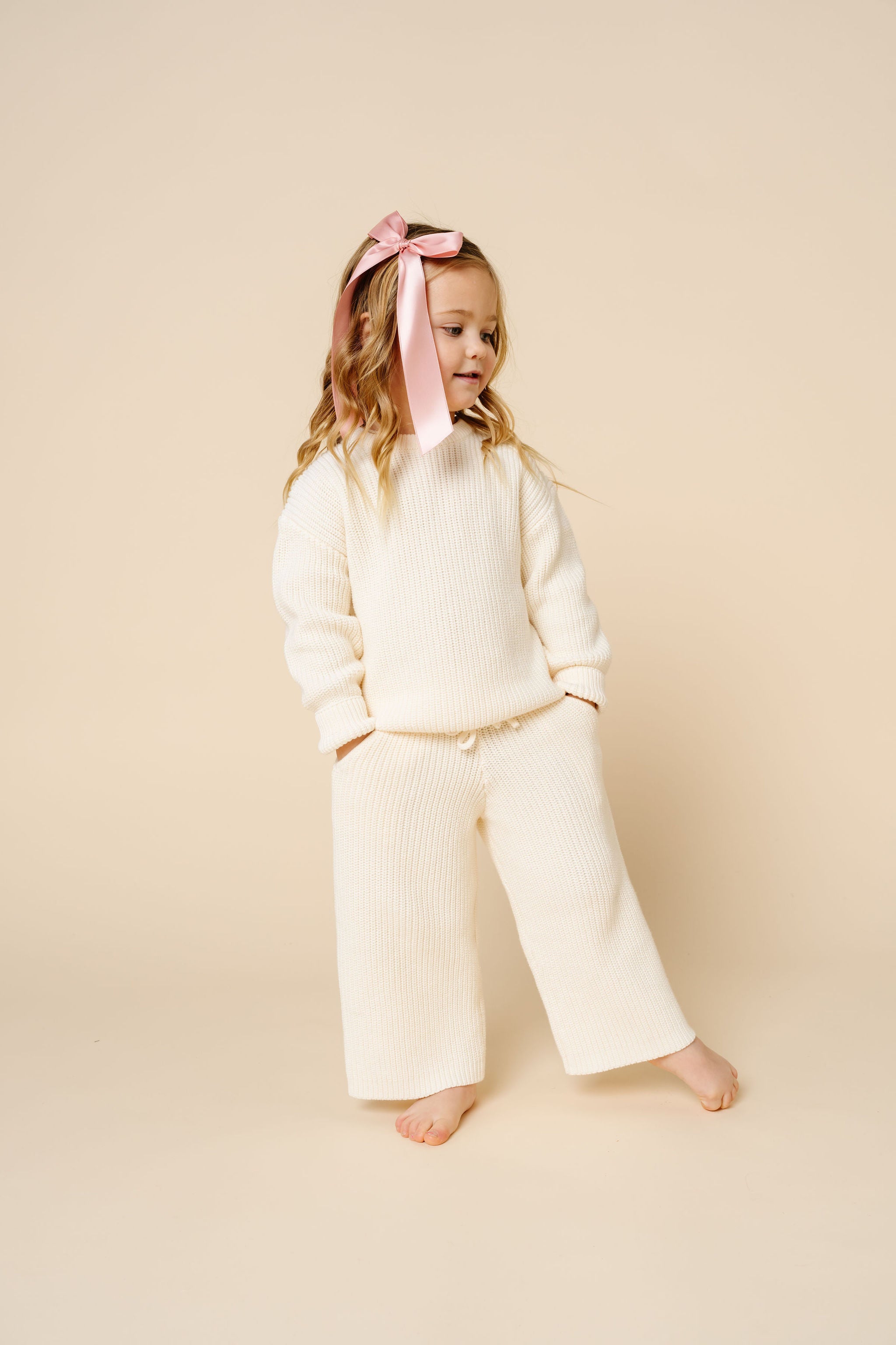 Knit Chunky Sweater - Ivory