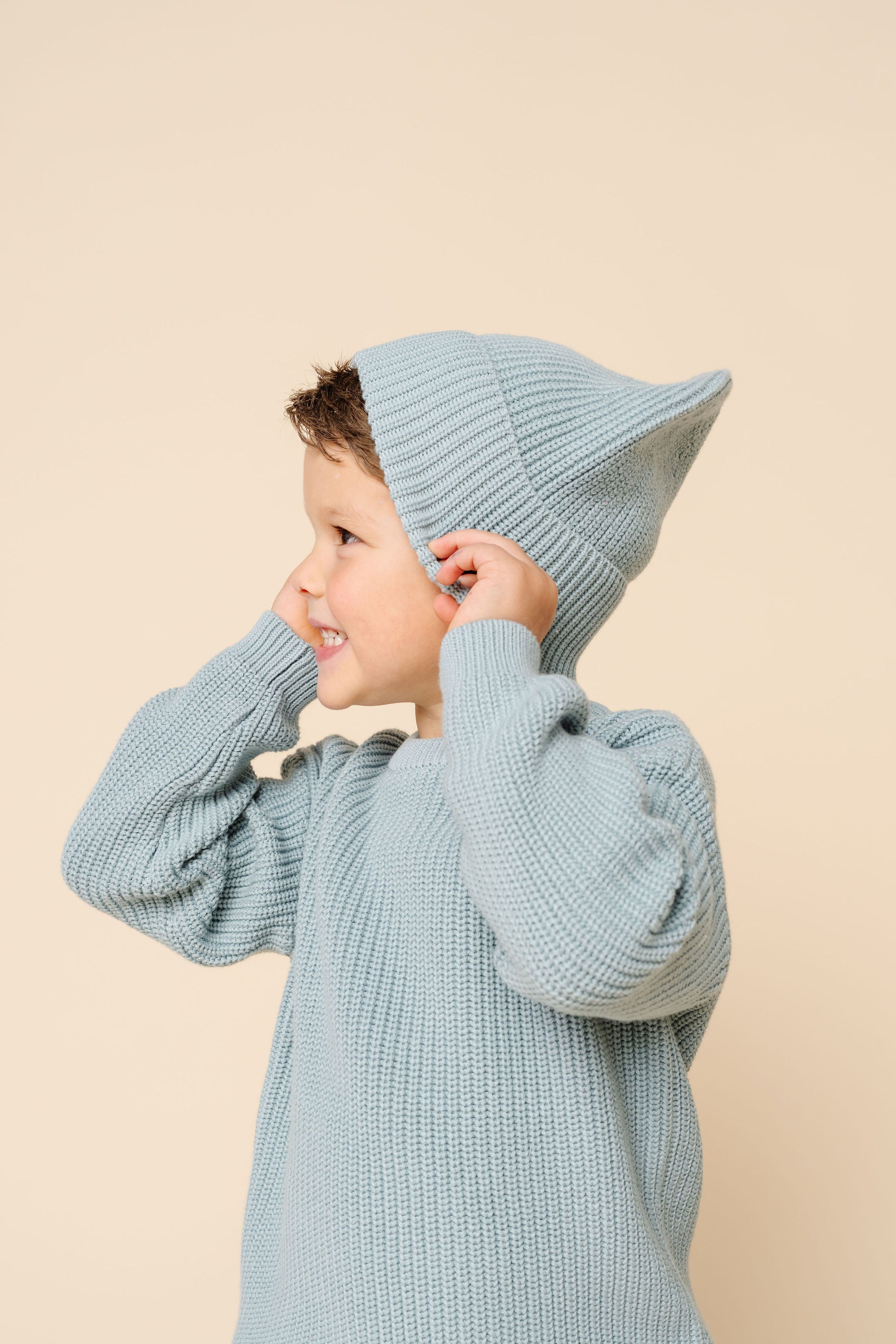 Knit Beanie - Steele