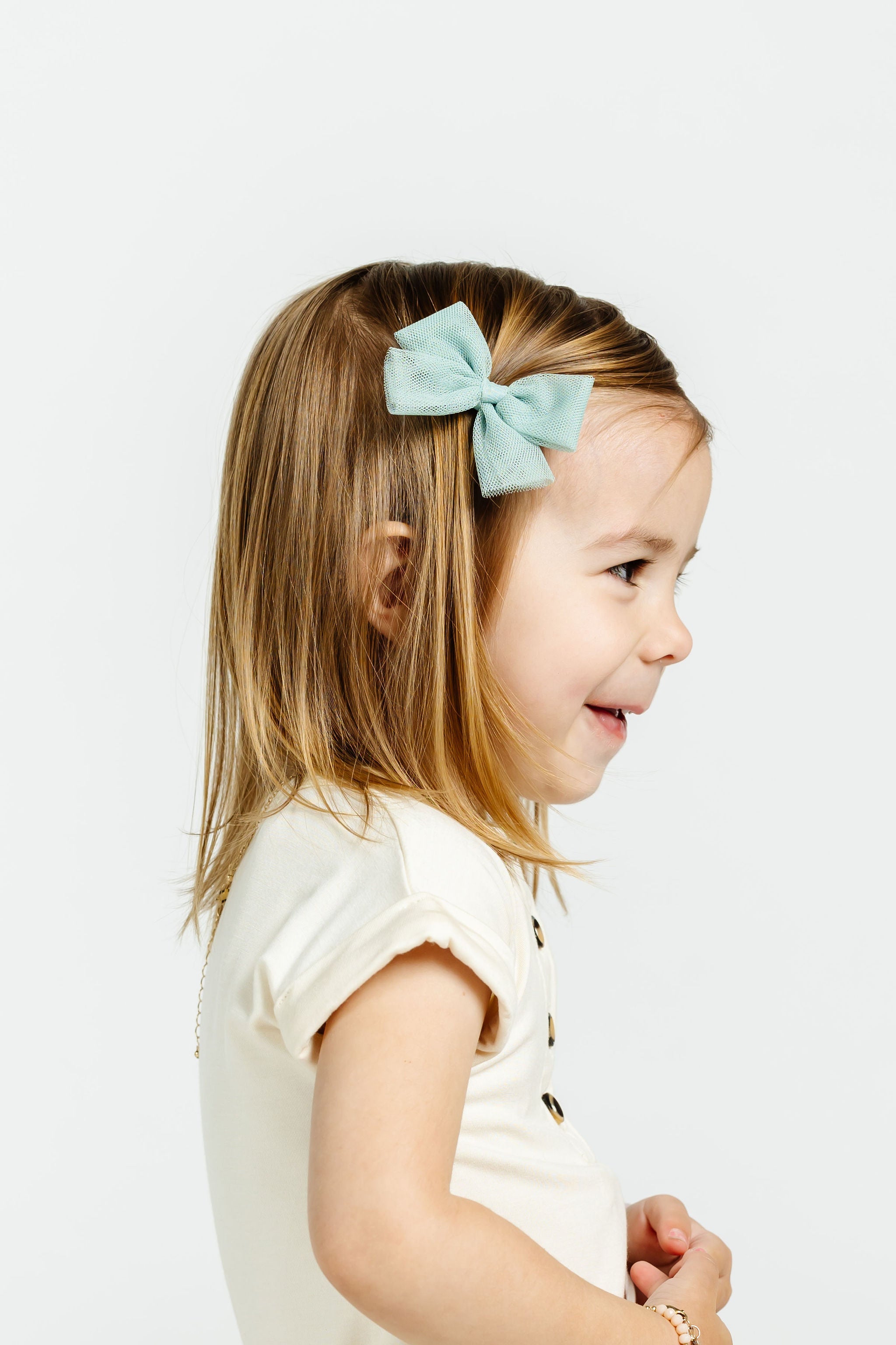 Tulle Bow 3 Pack: Rose