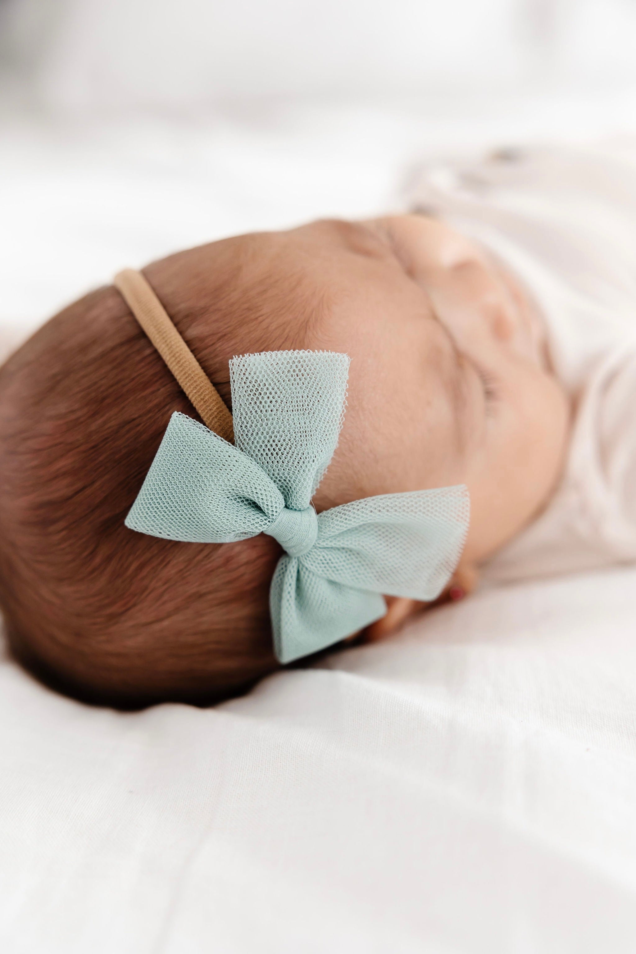 Tulle Bow 3 Pack: Rose