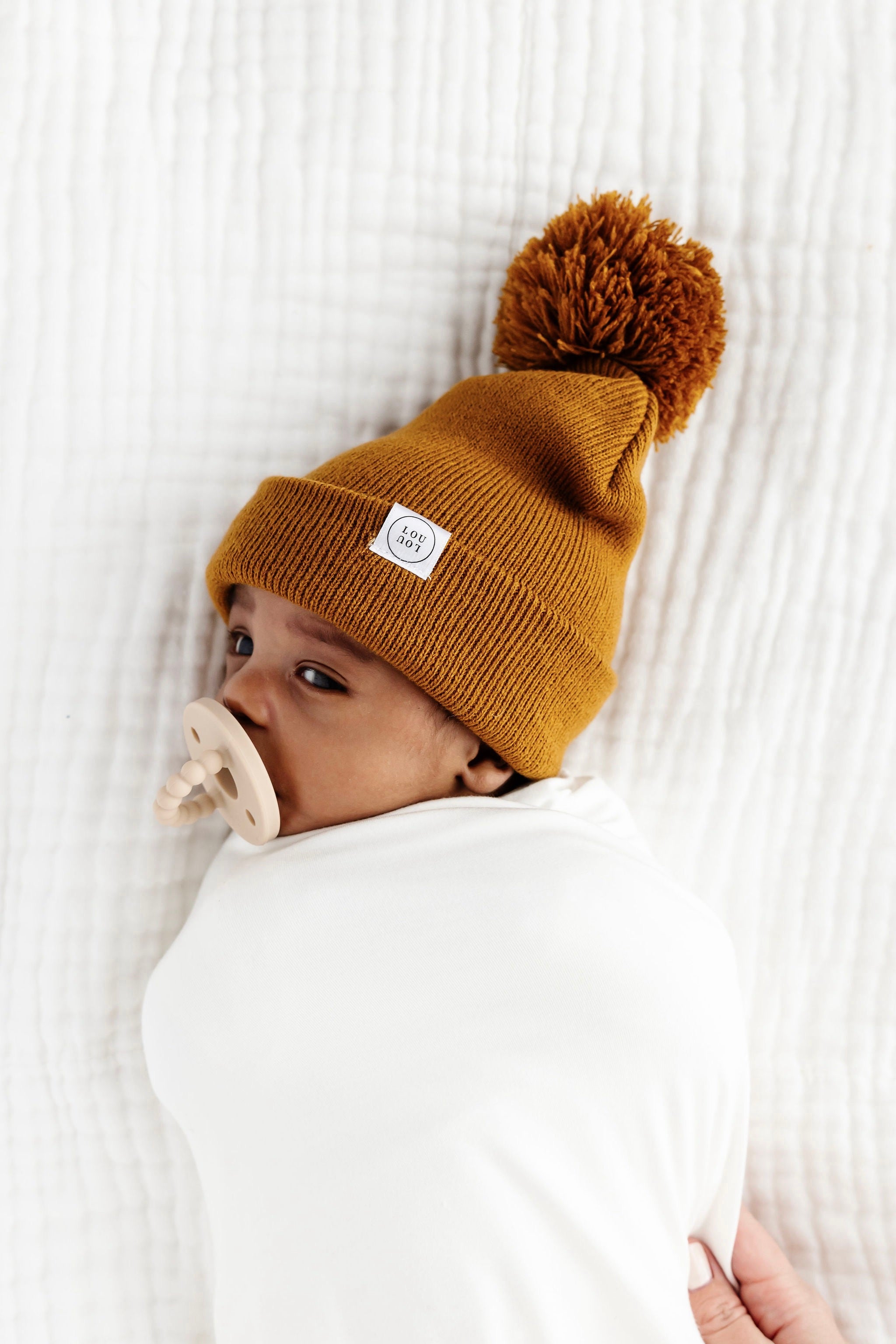 Beanie - Camel Brown
