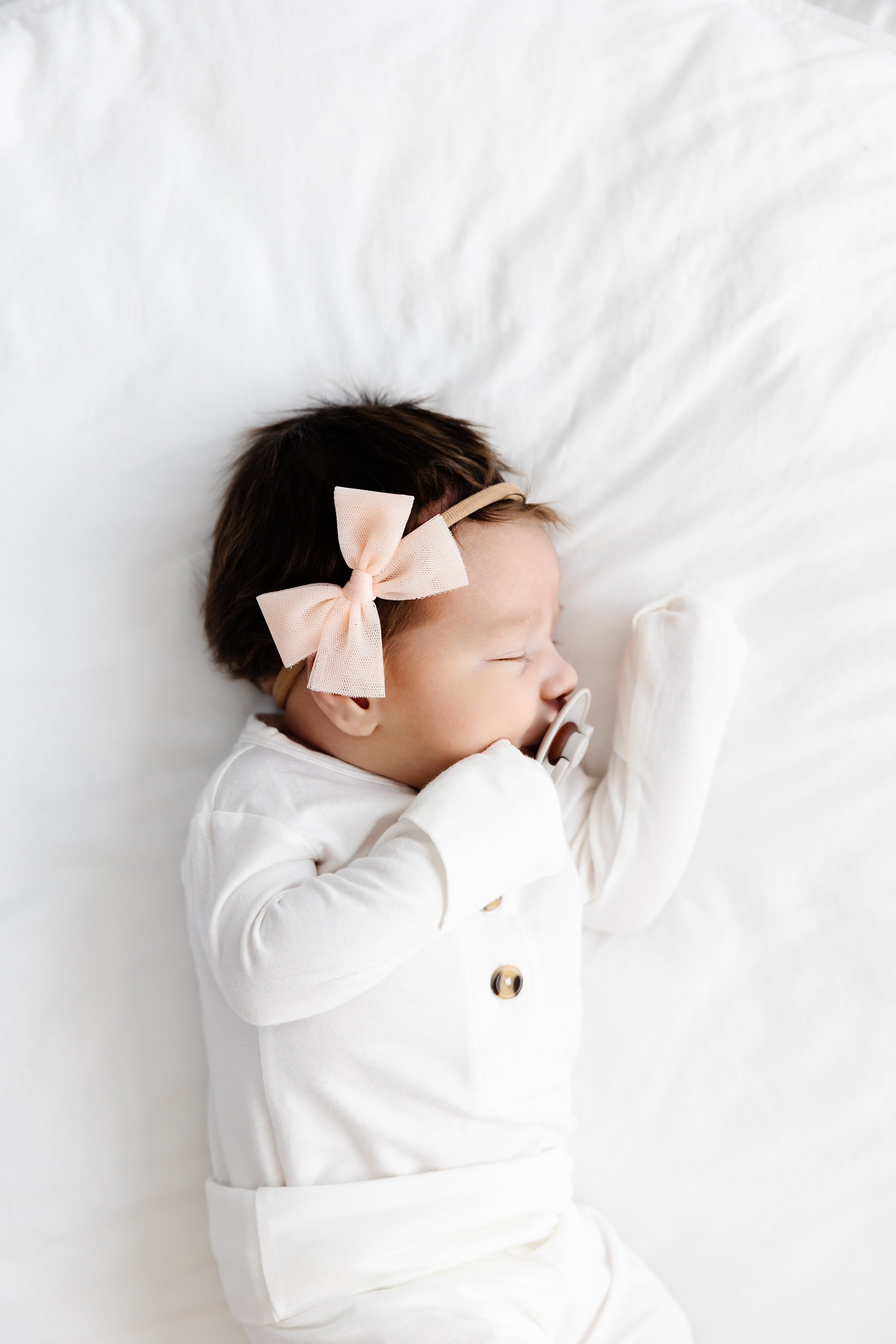 Tulle Bow 3 Pack: Lemon