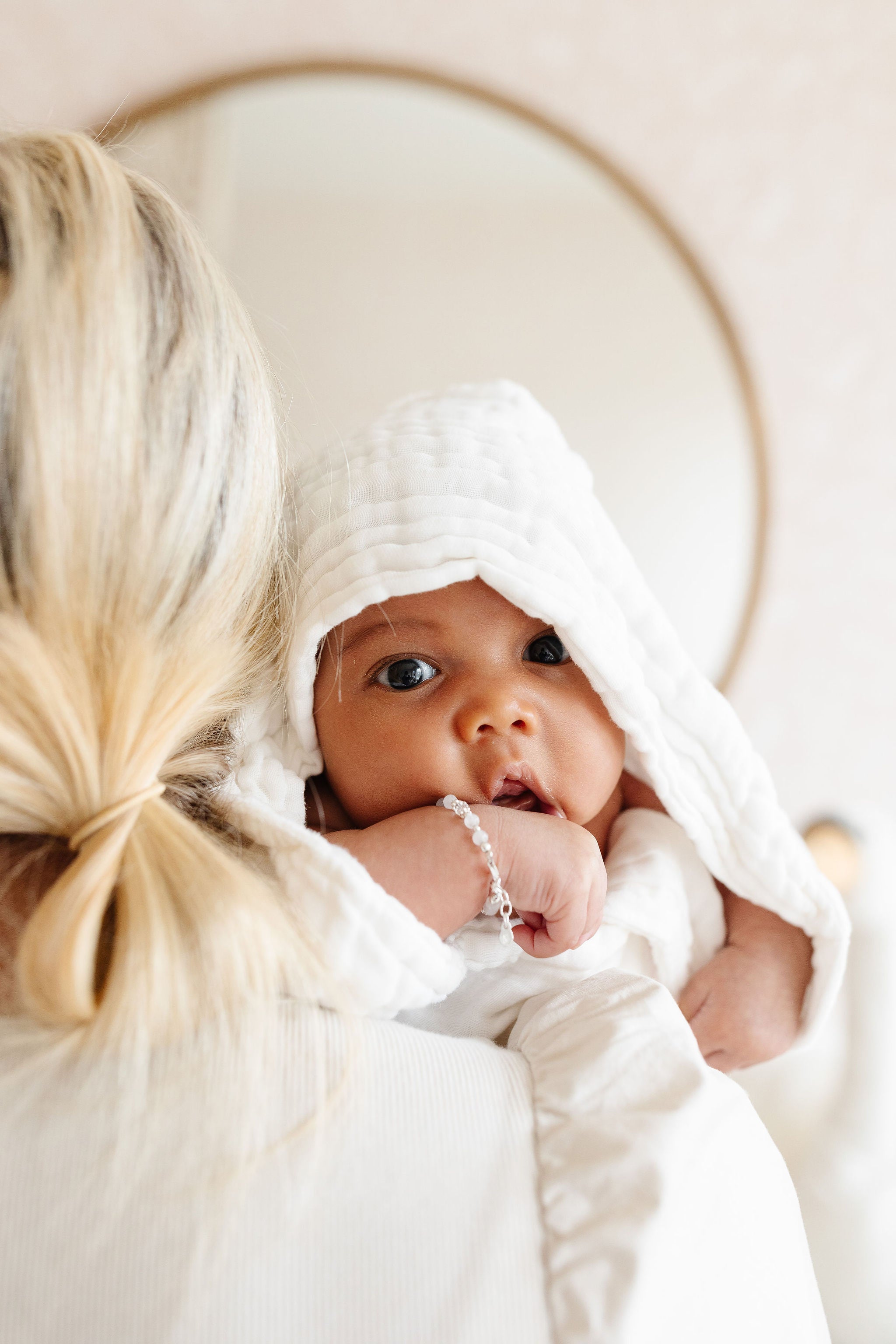 Bath - Baby/Toddler Hooded Towel - White