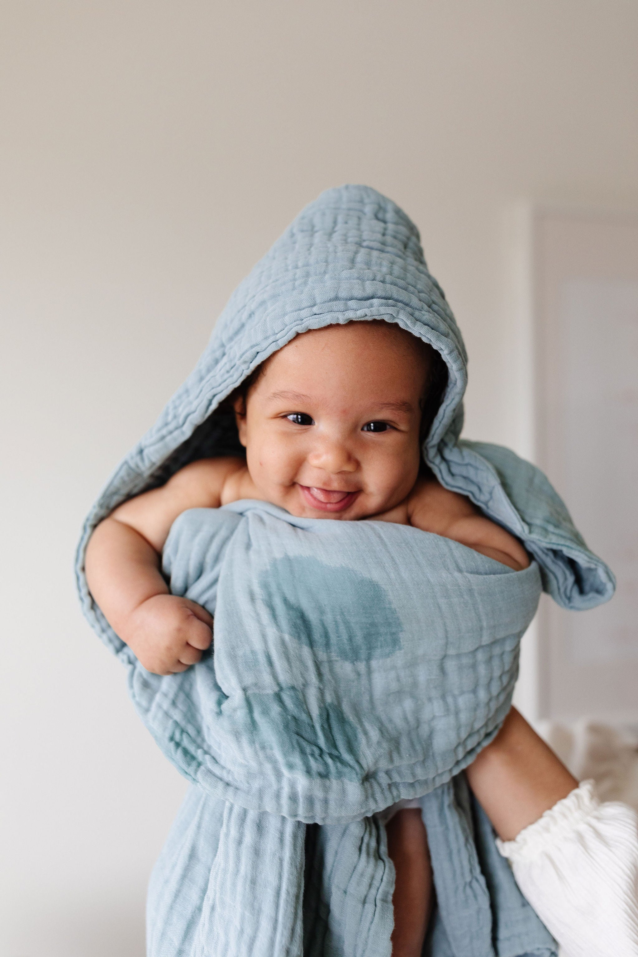 Bath - Baby/Toddler Hooded Towel - Steel