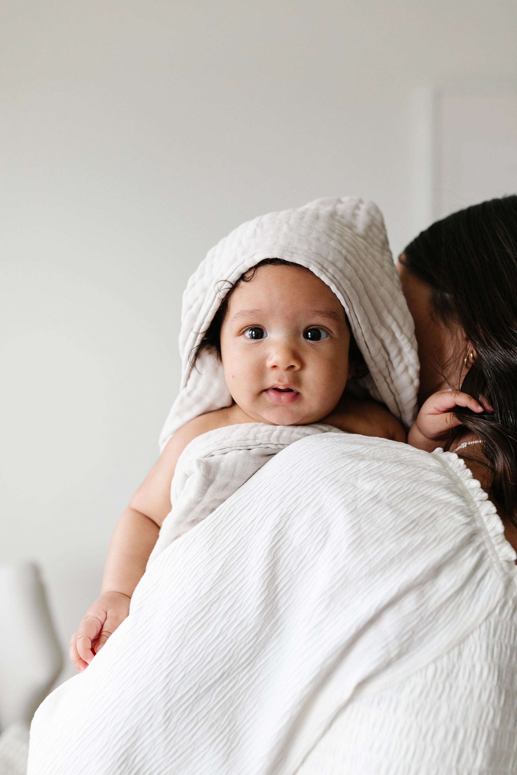 Bath - Baby/Toddler Hooded Towel - Grey