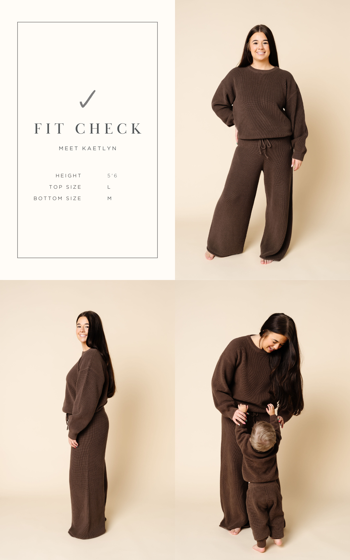 Knit Women's Chunky Sweater - Cocoa