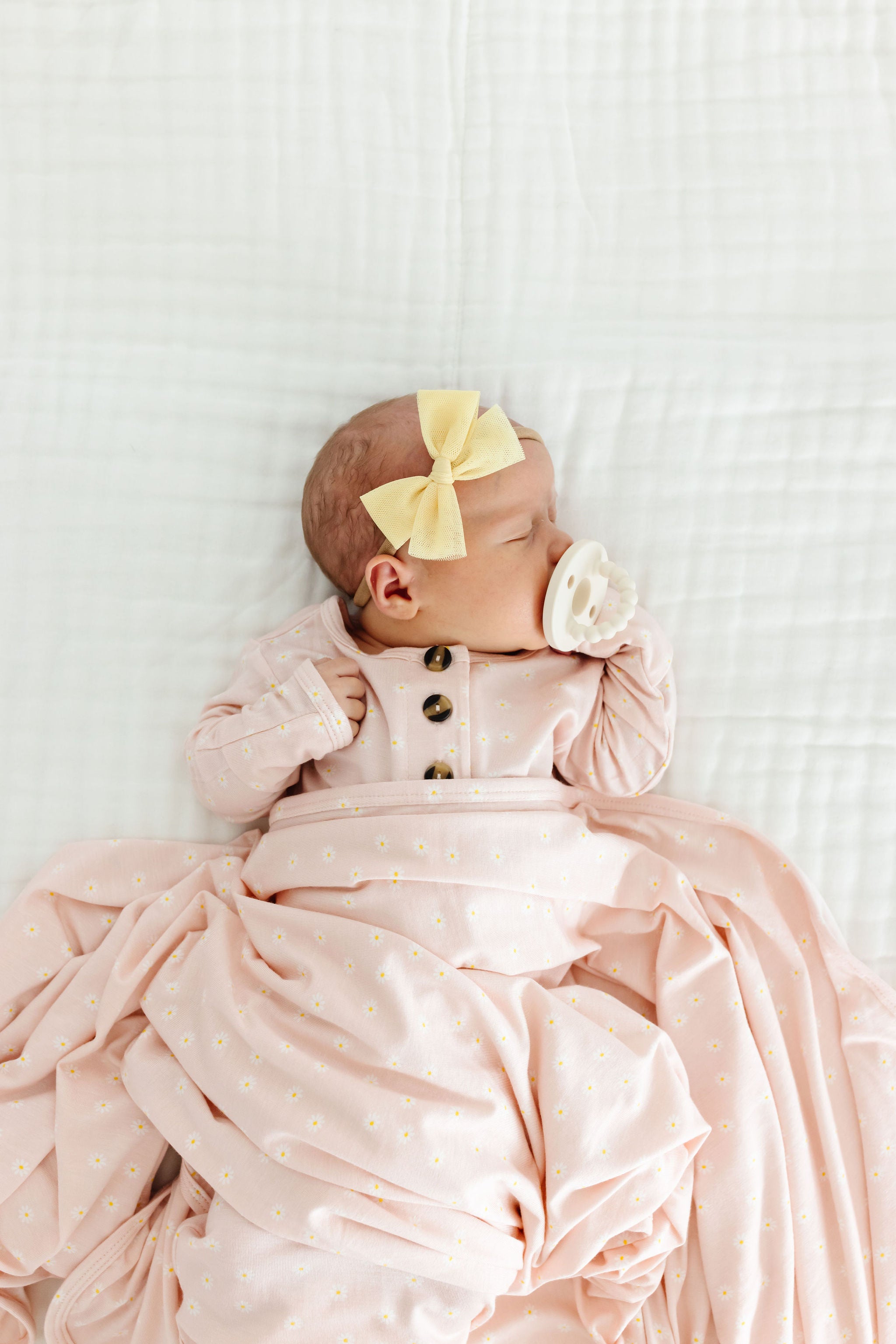 Tulle Bow 3 Pack: Lemon