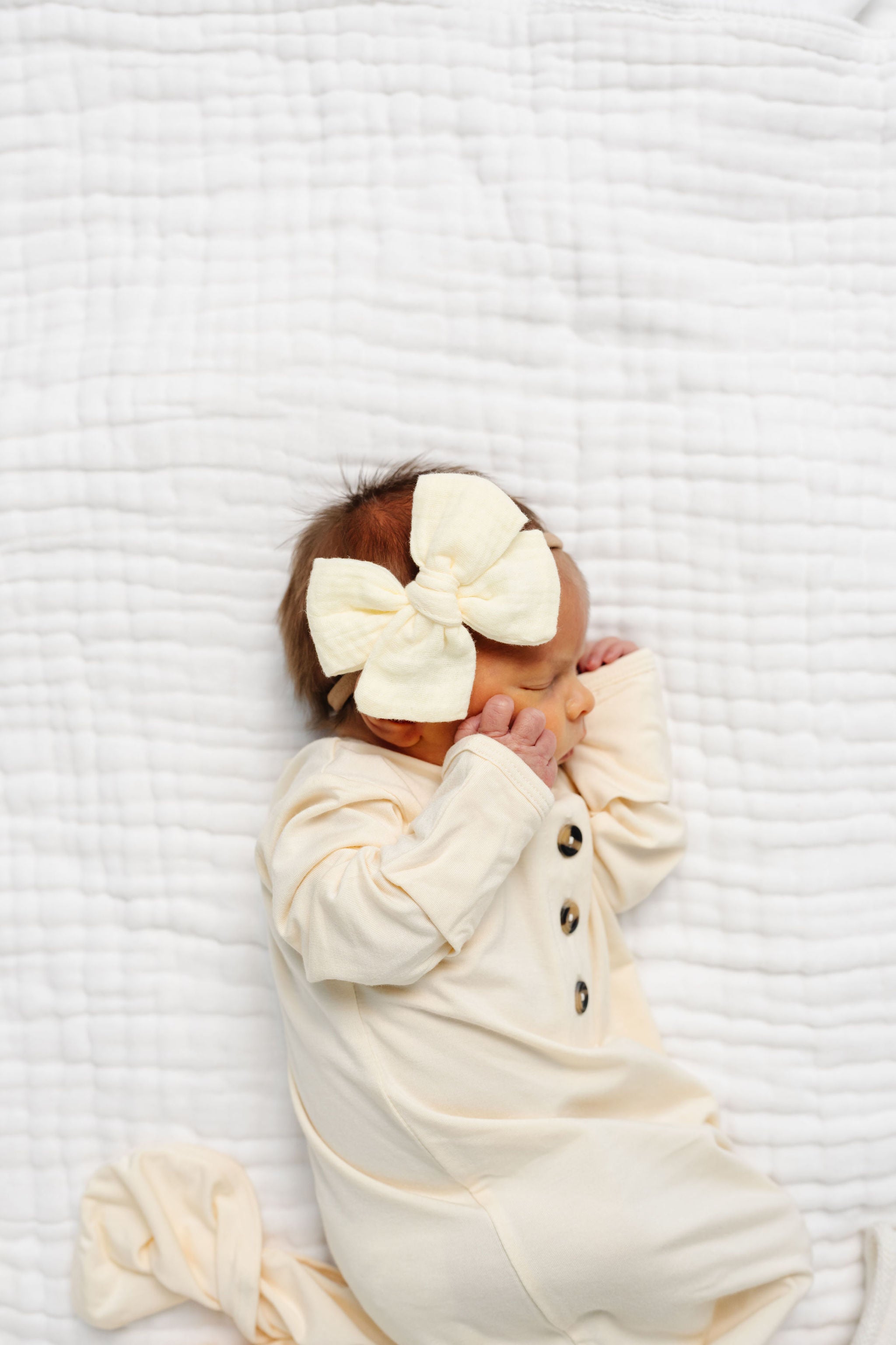 Adventure Bow - Buttercream Headband