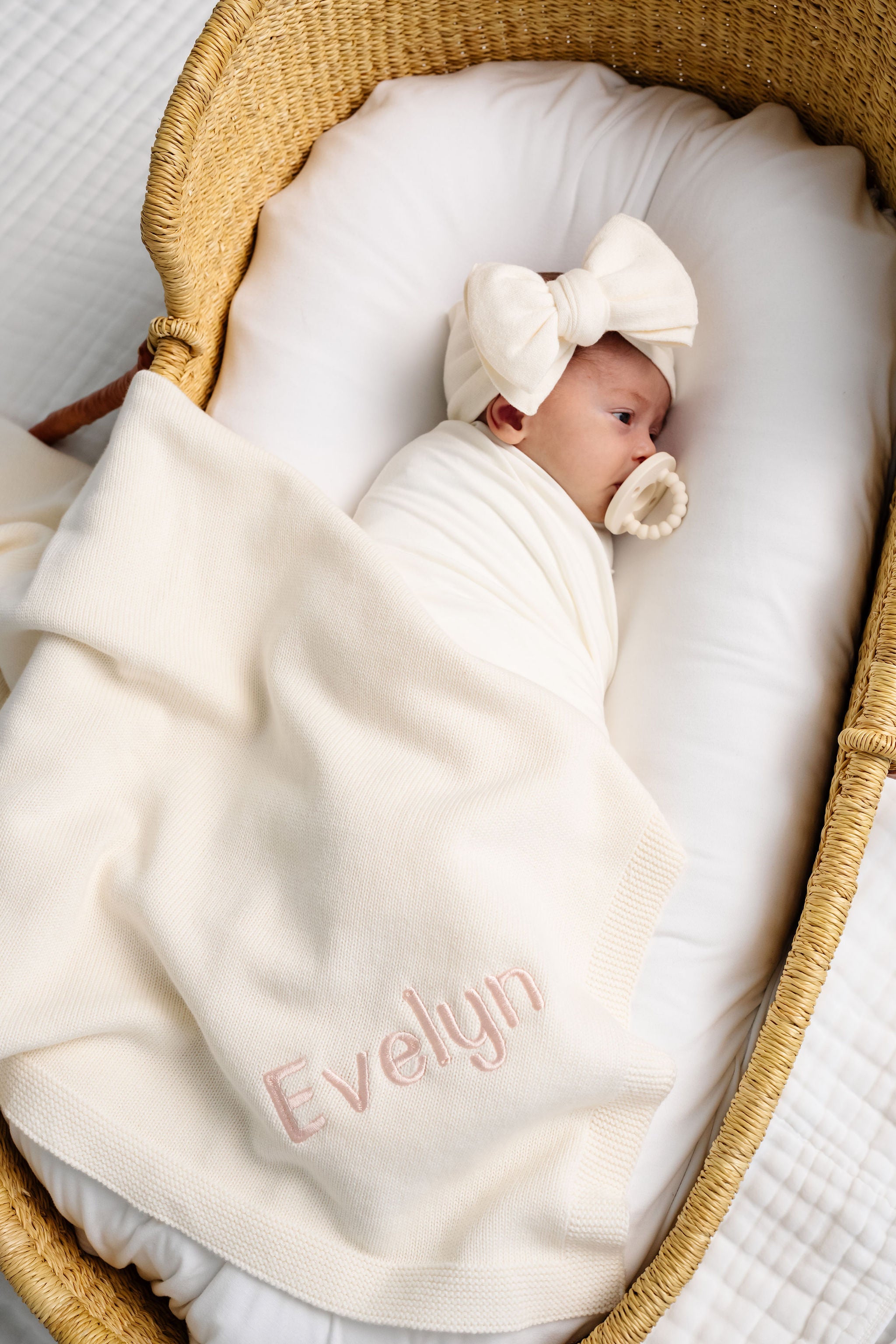 Knit Blanket - Blush