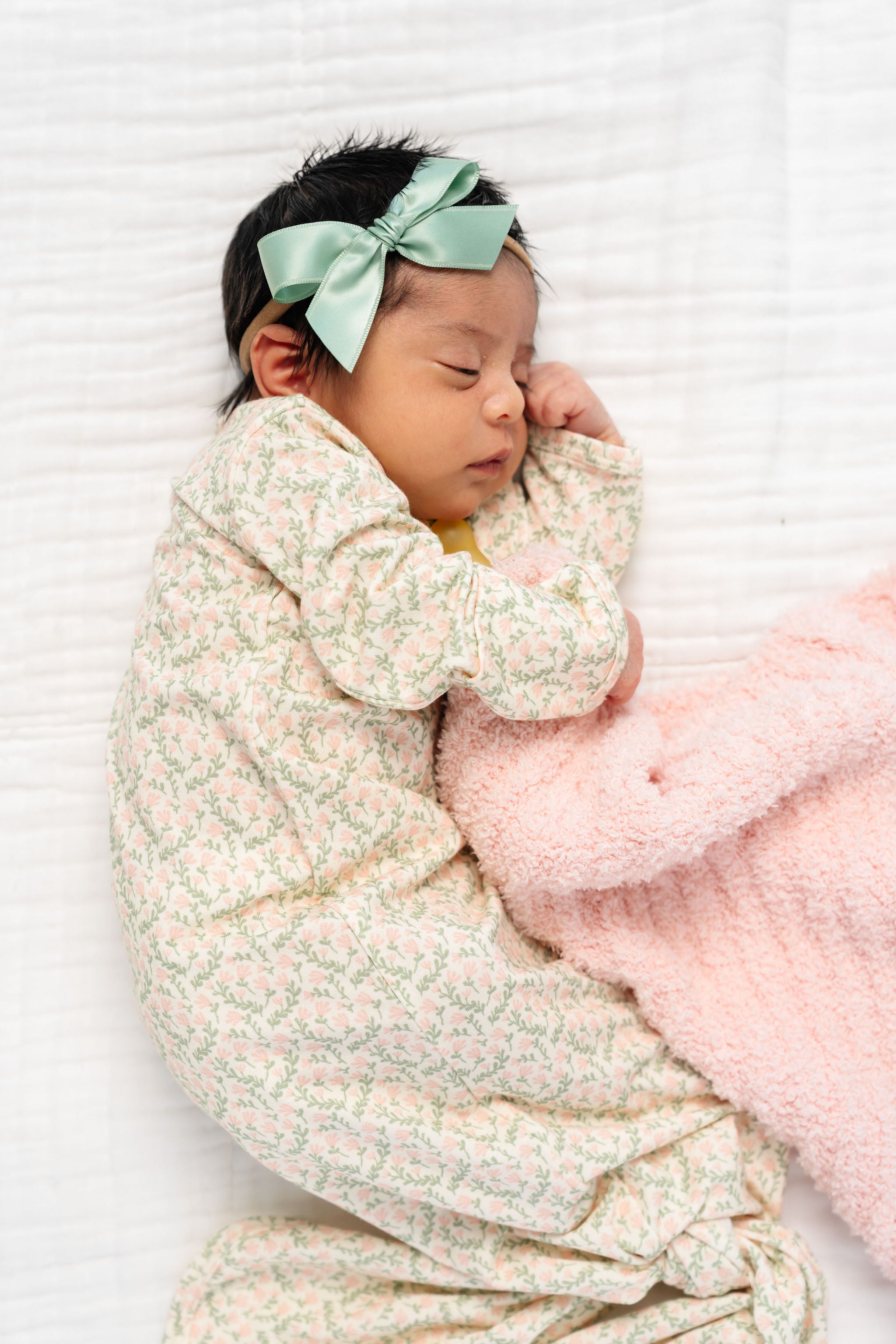 Satin Bow - Sage Headband