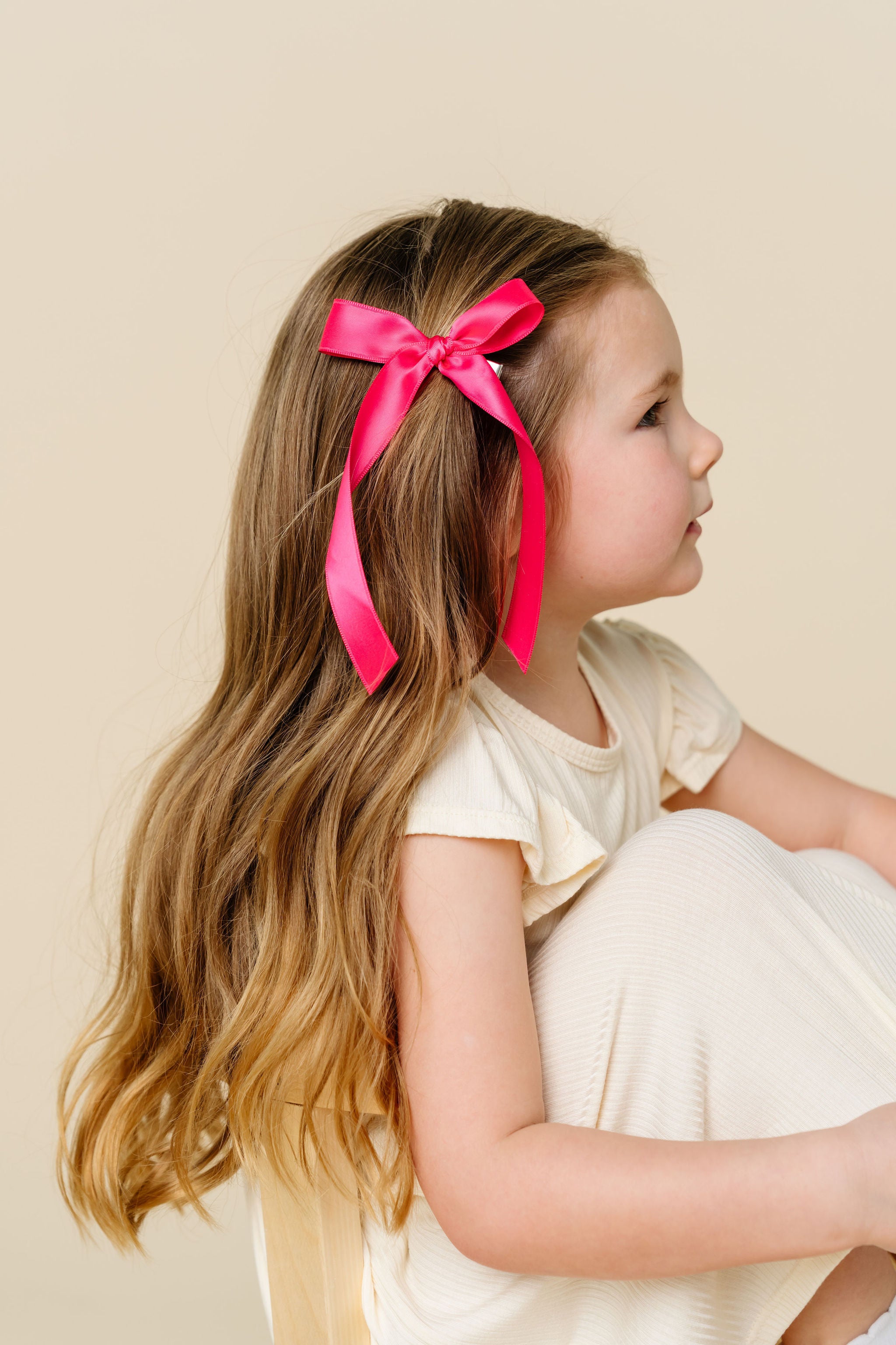 Satin Bow - Barbie Sash Clip