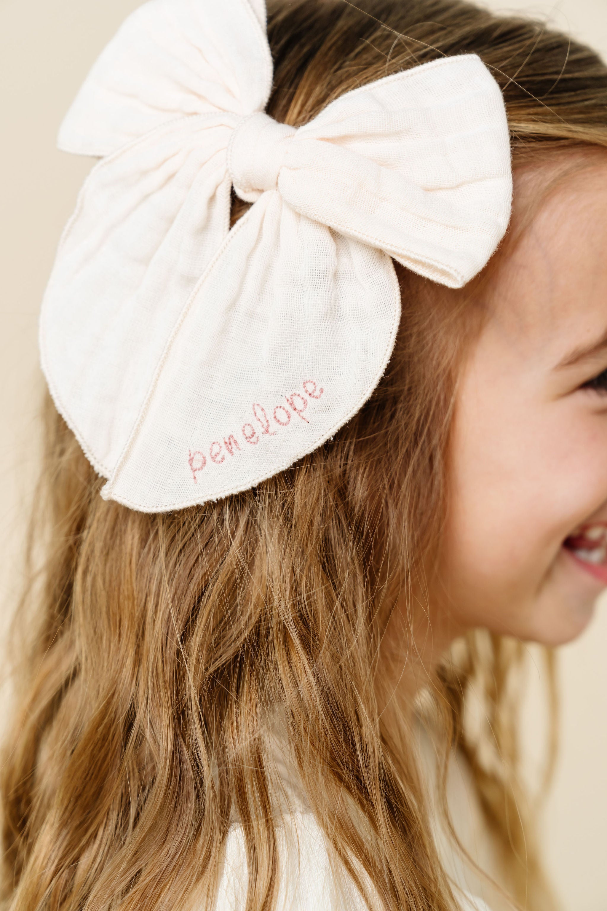 Heirloom Bow - Wisteria Corduroy Clip