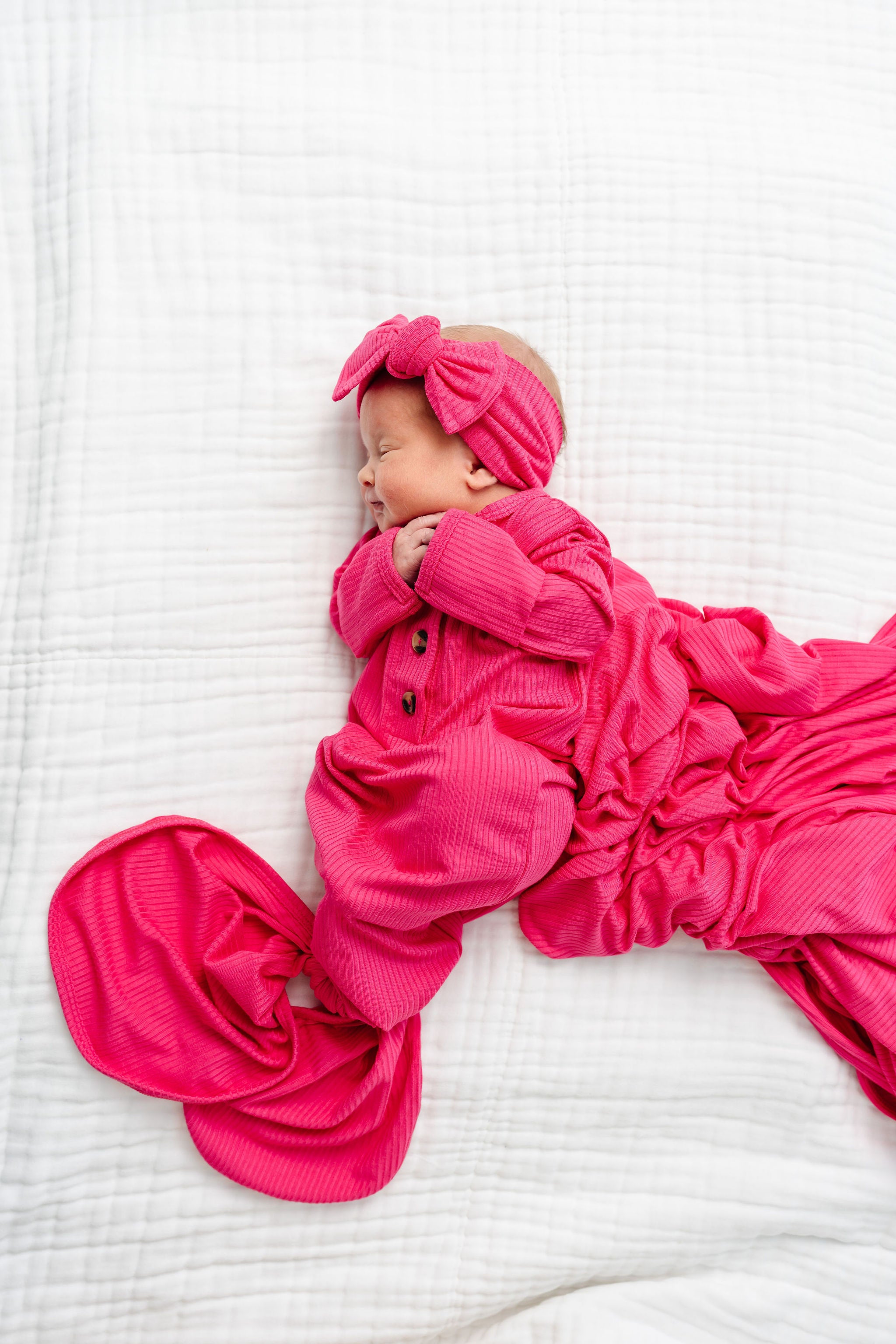 Barbie Ribbed Knotted Gown