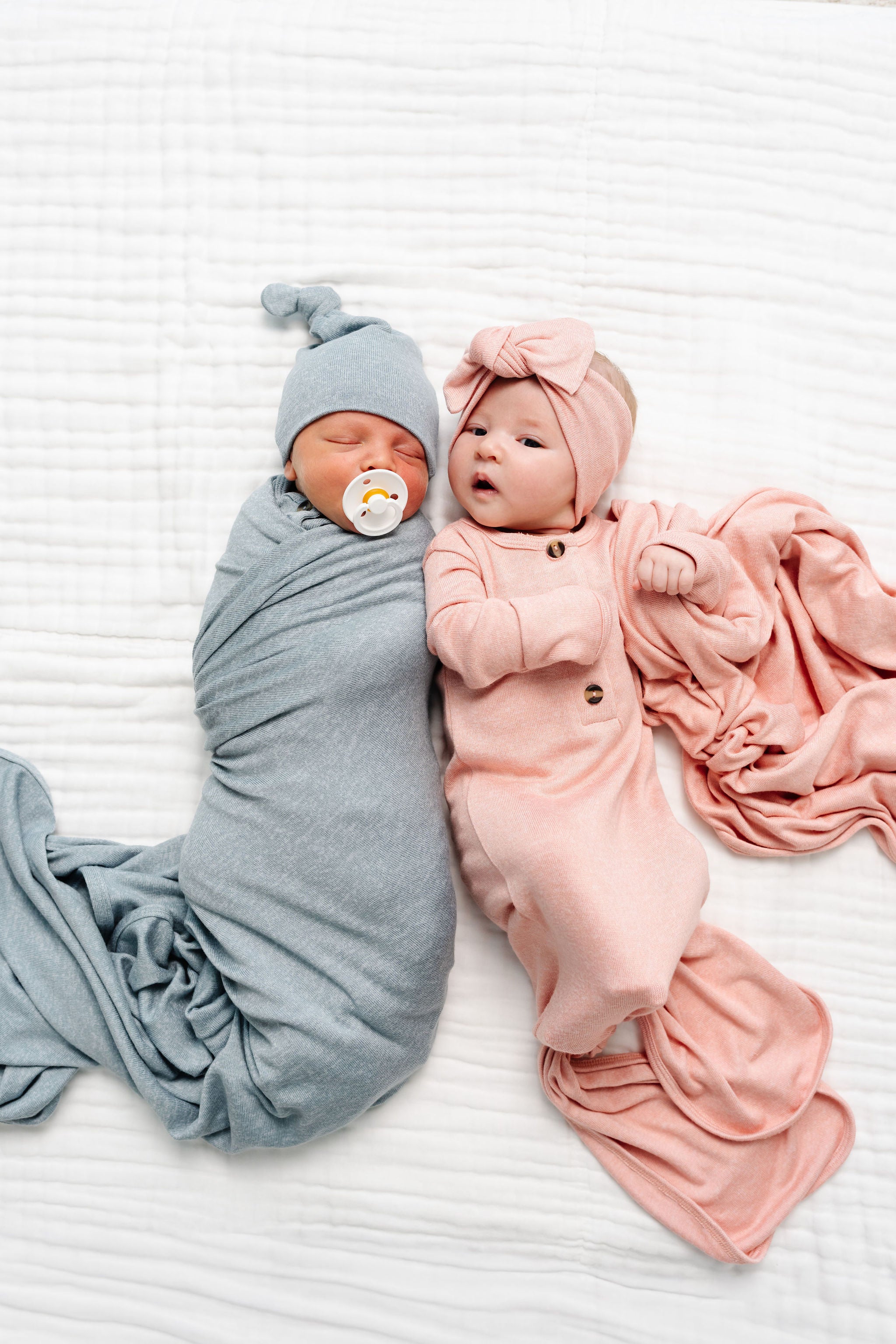 Miller Plush Knit Newborn Hat Bundle