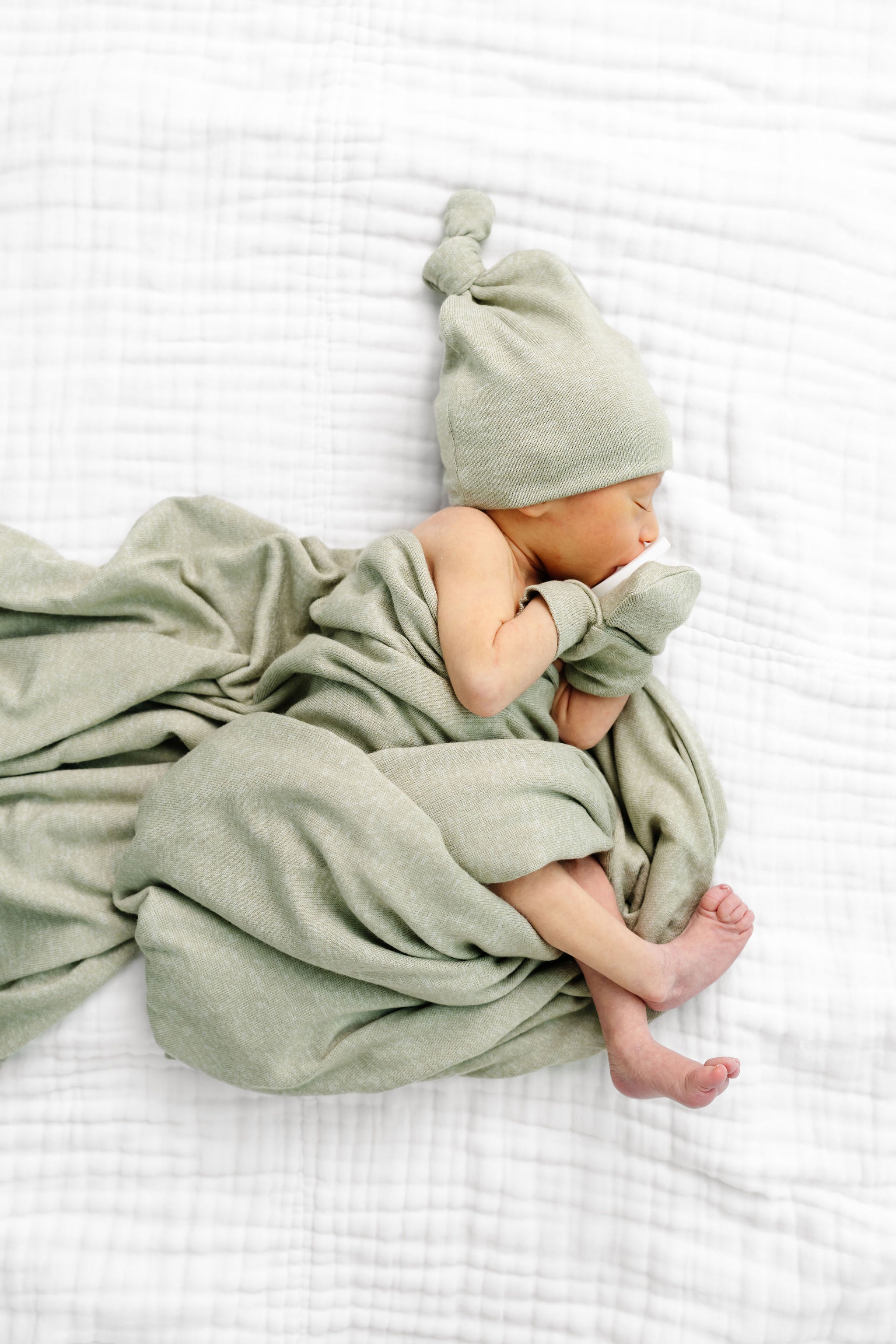 Collins Plush Knit Newborn Hat Bundle