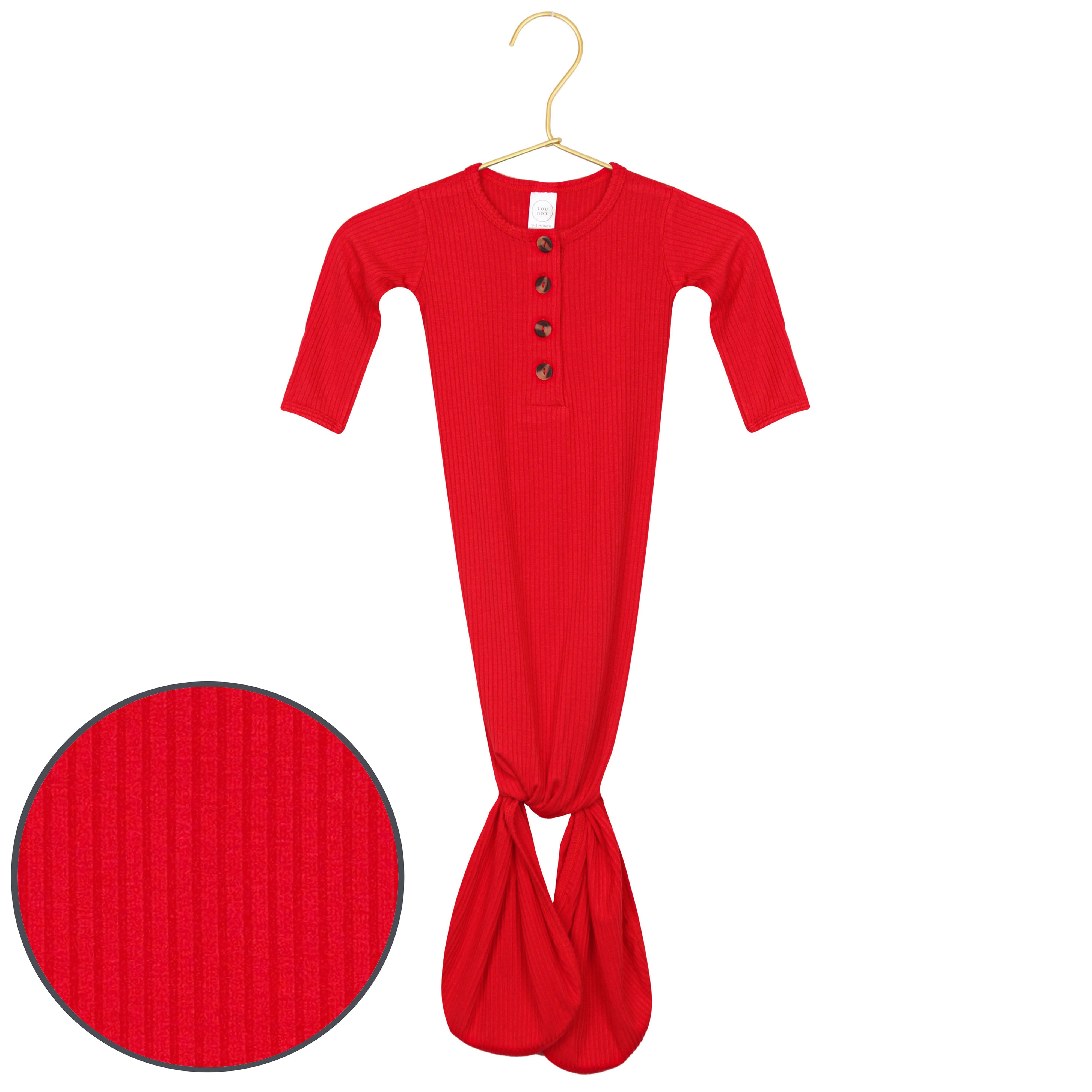 Sterling Ribbed Knotted Gown