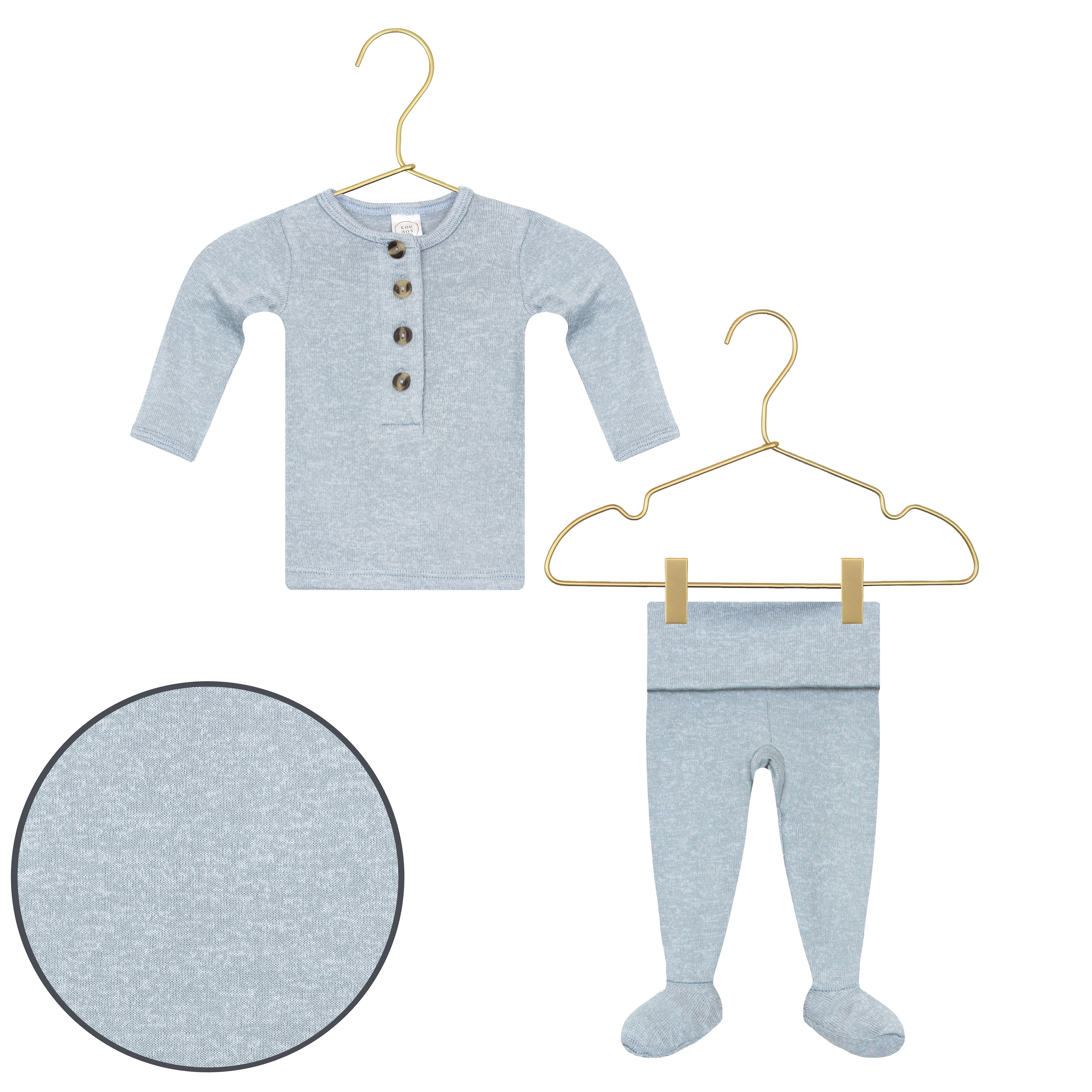 Miller Plush Knit Top + Bottoms