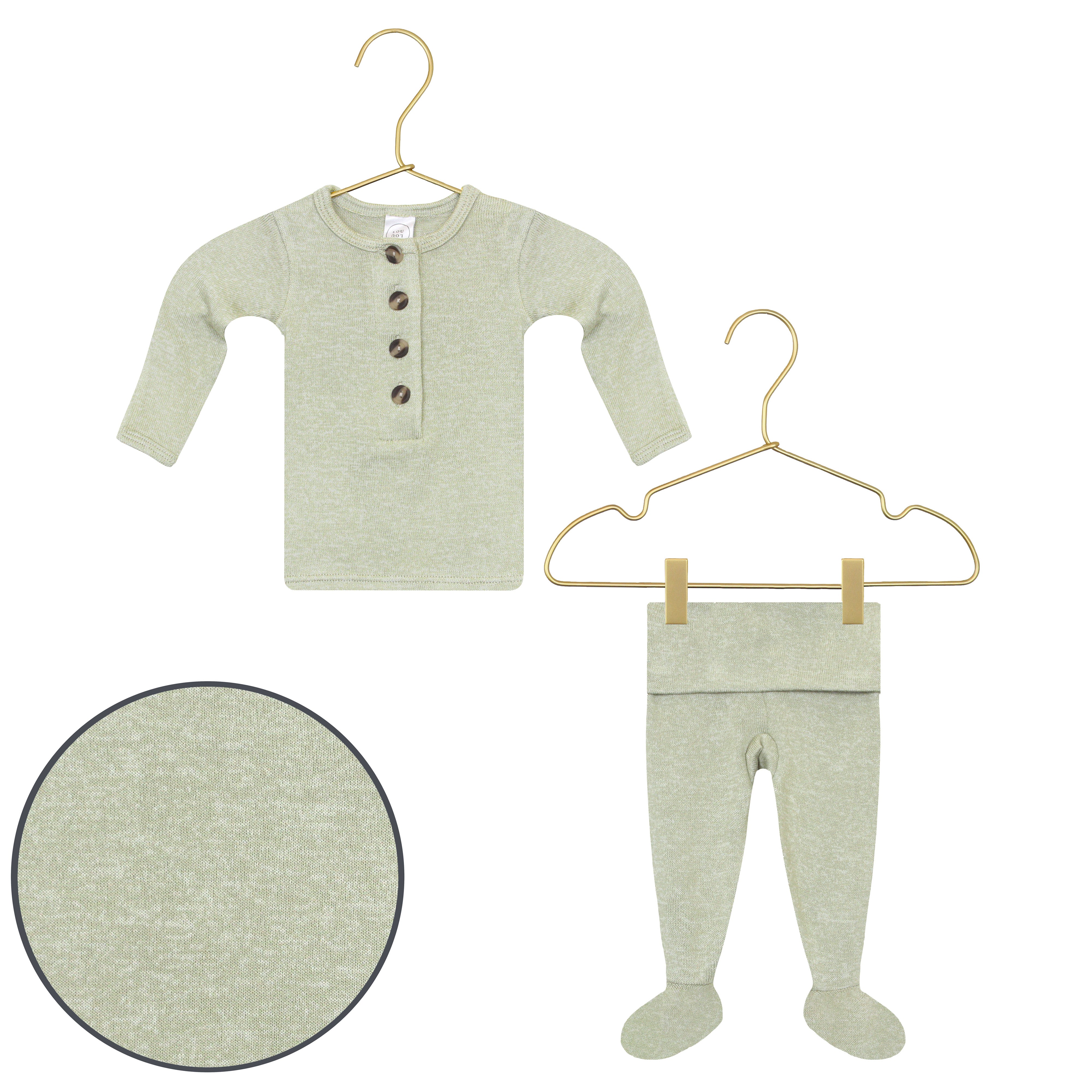 Collins Plush Knit Top + Bottoms