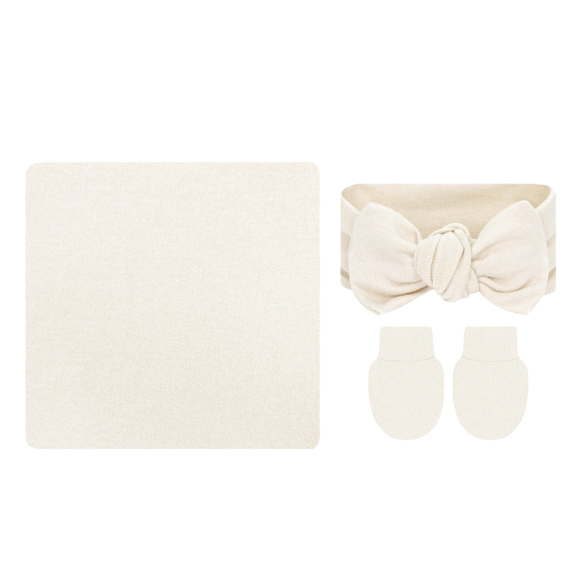 Dakota Plush Knit Newborn Headband Bundle