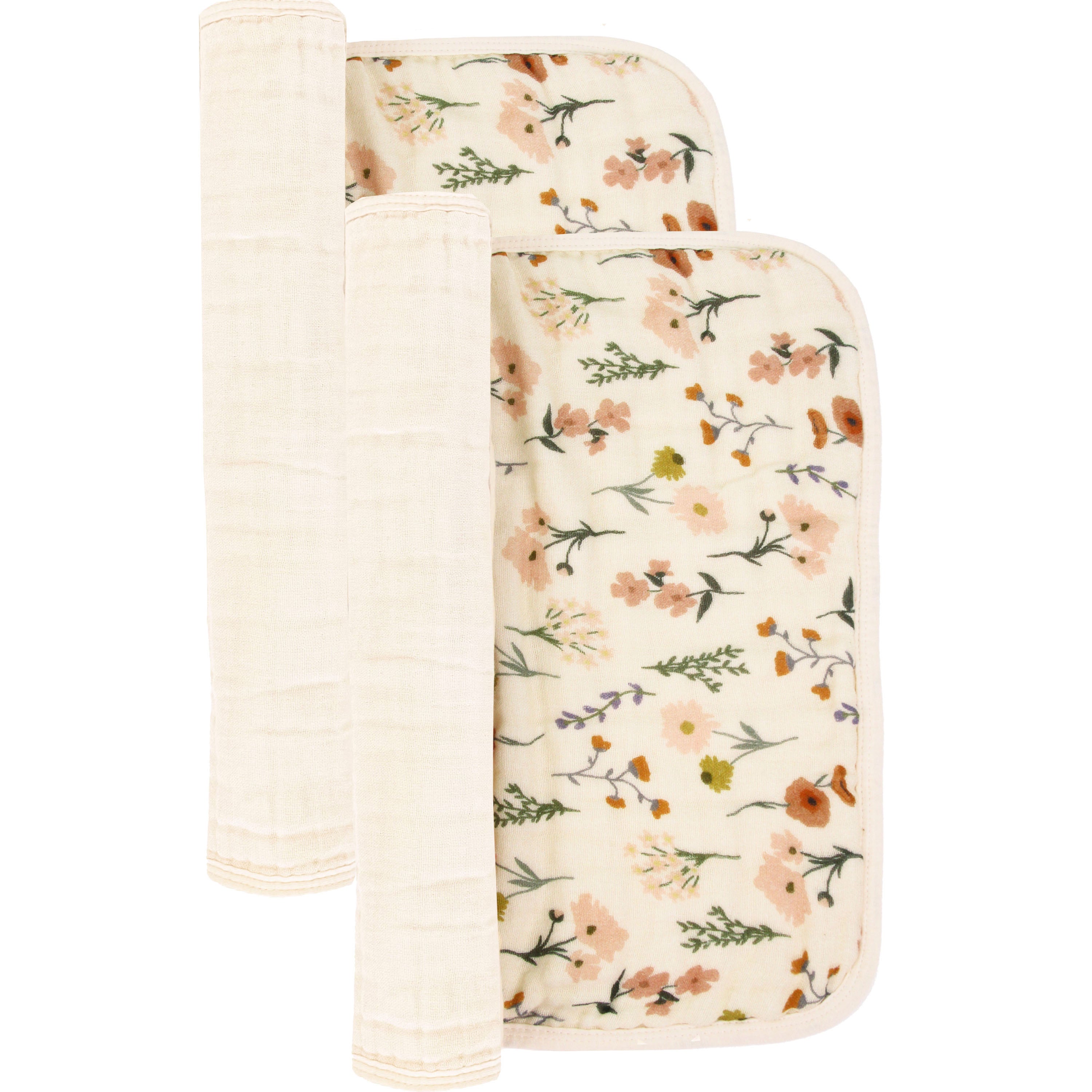 Cloud Muslin™ Burp Cloth 2 Pack - Rachel/Cream