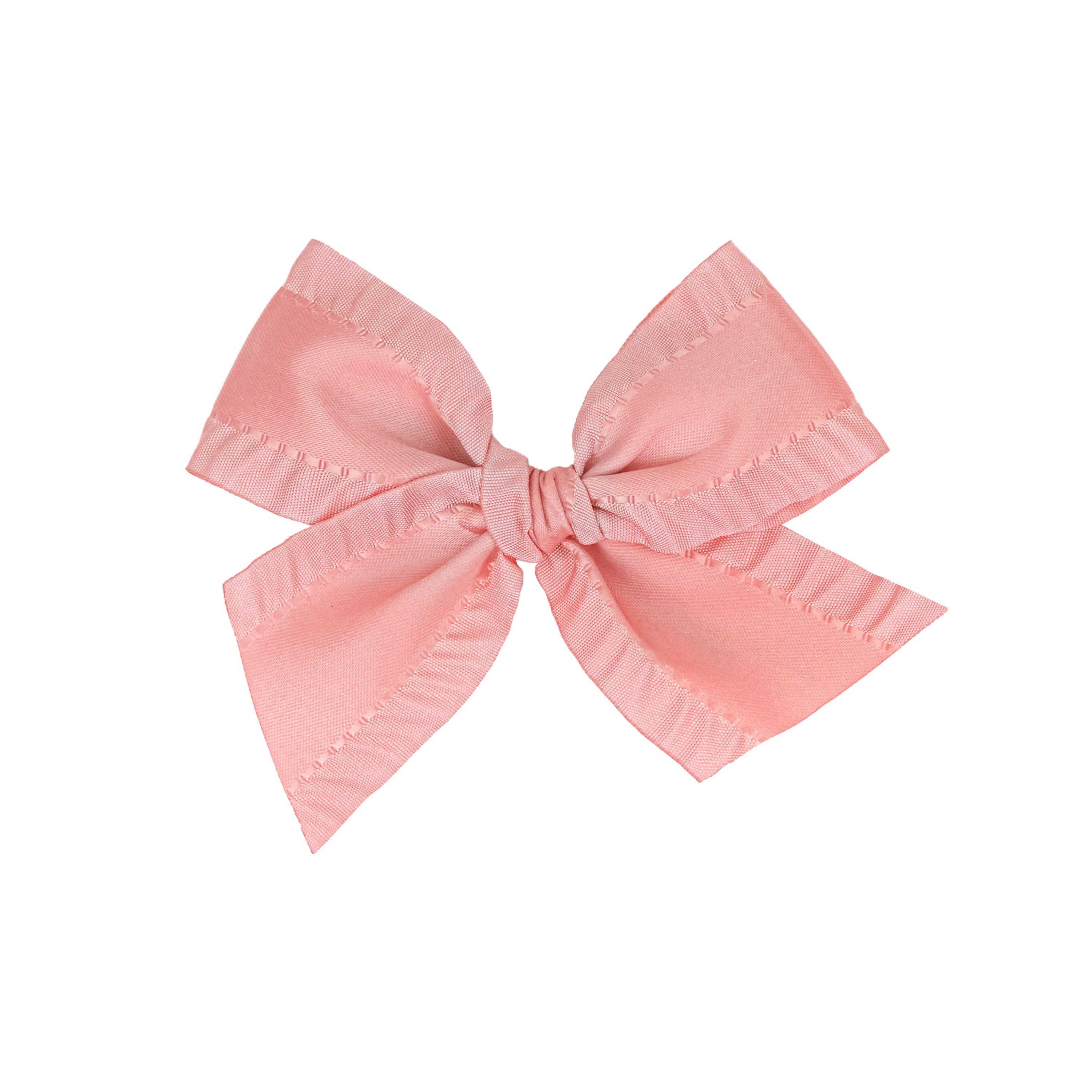 Satin Bow - Rose Ruffle