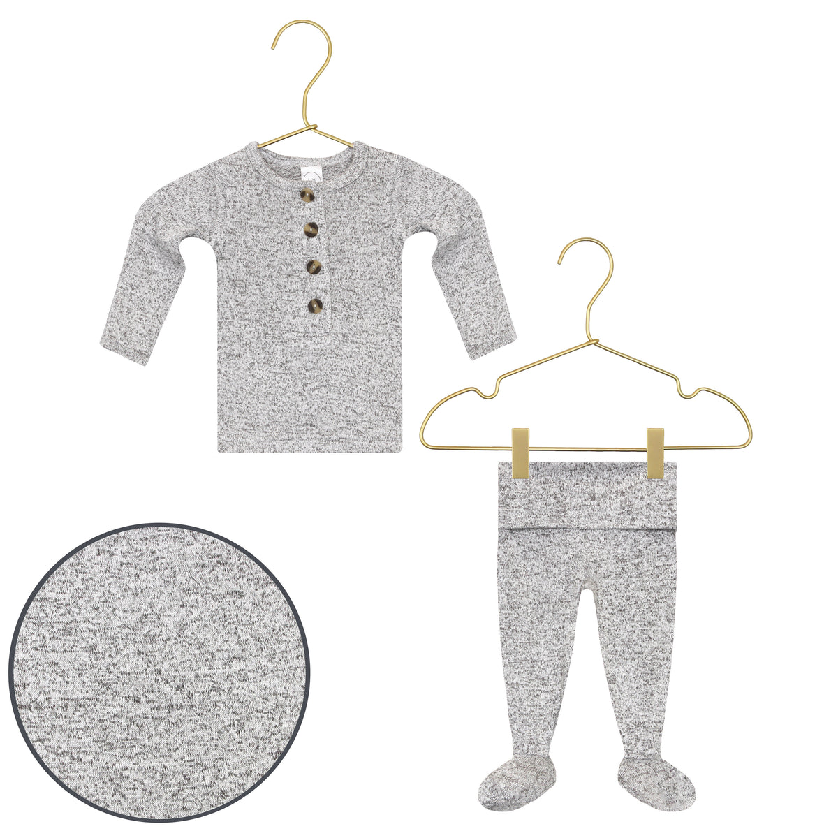Sam Plush Knit Top + Bottoms
