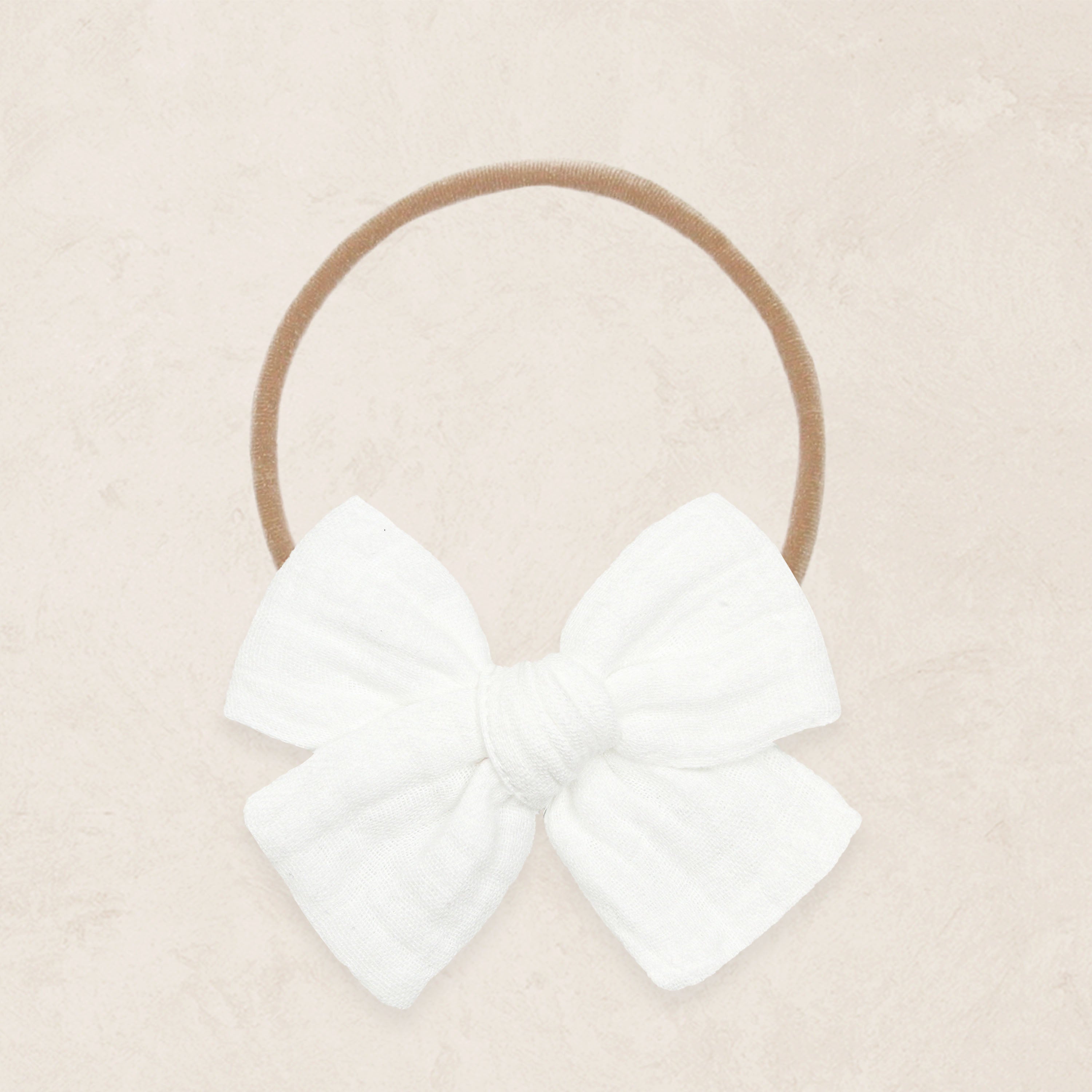 Adventure Bow - White Headband