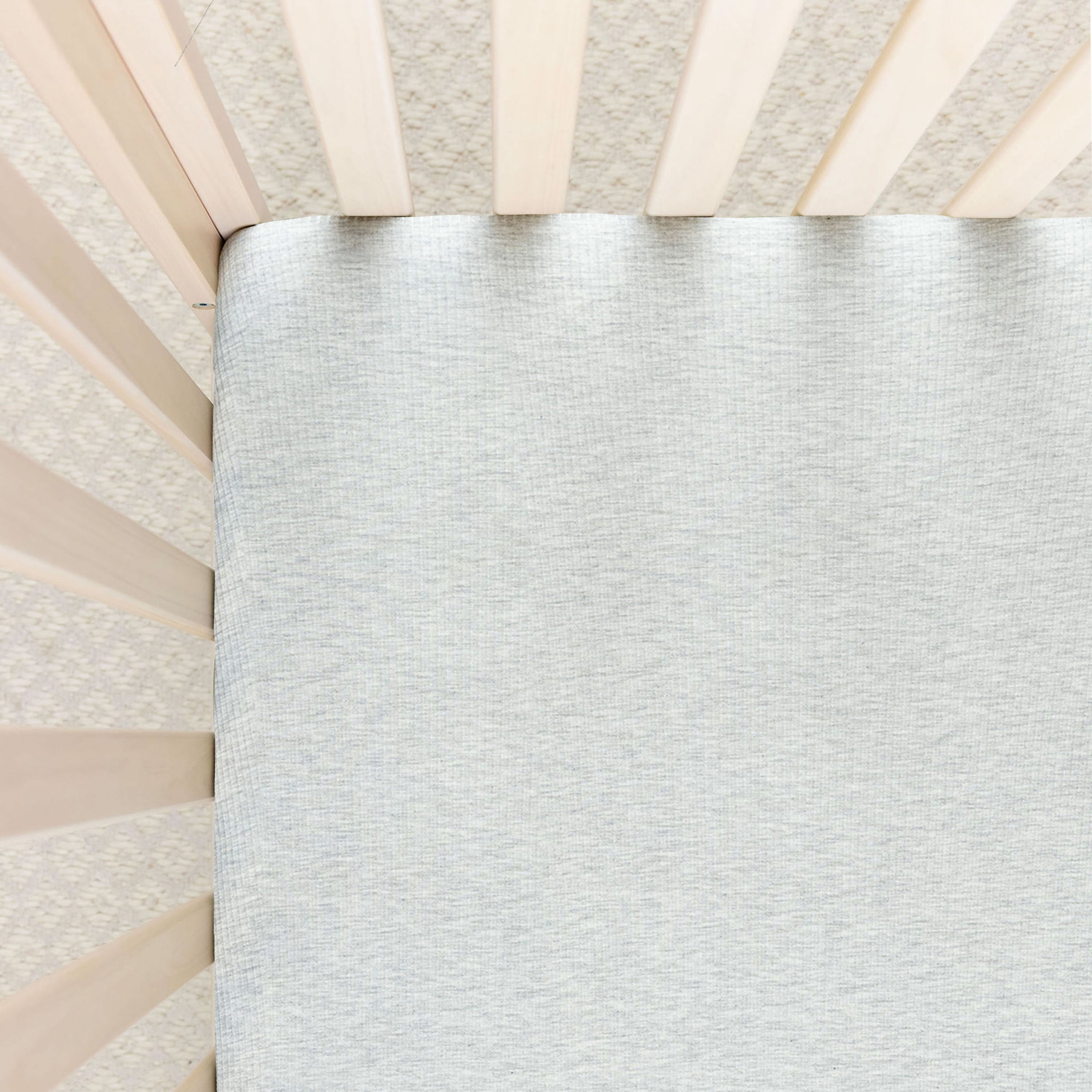 Stevie Ribbed Crib Sheet + Changing Pad Cover Pack