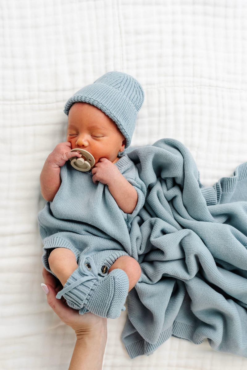 Blue + Pink Collection - Heirloom Knit