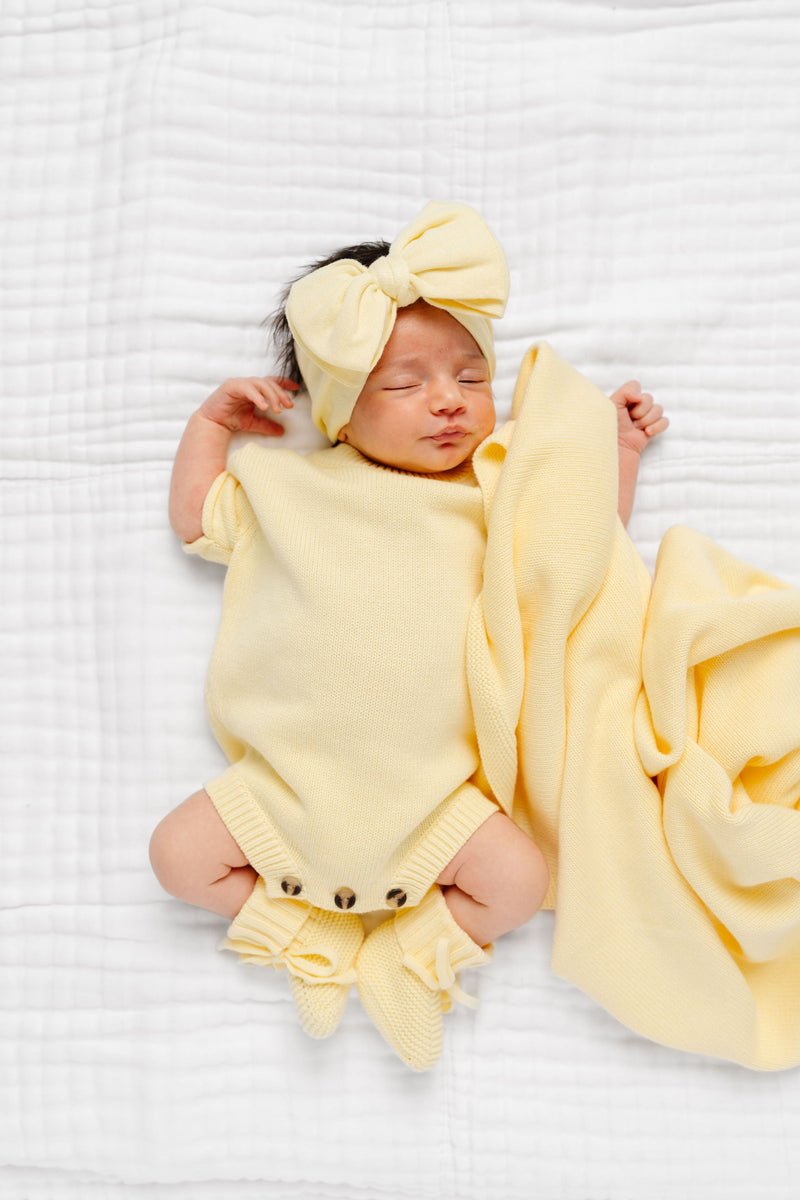 Butter Yellow Heirloom Knit
