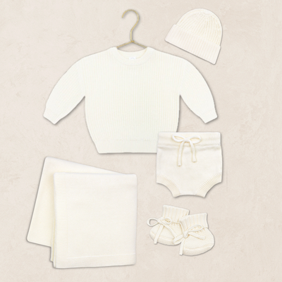 Heirloom Knit Gift Bundle: Ivory