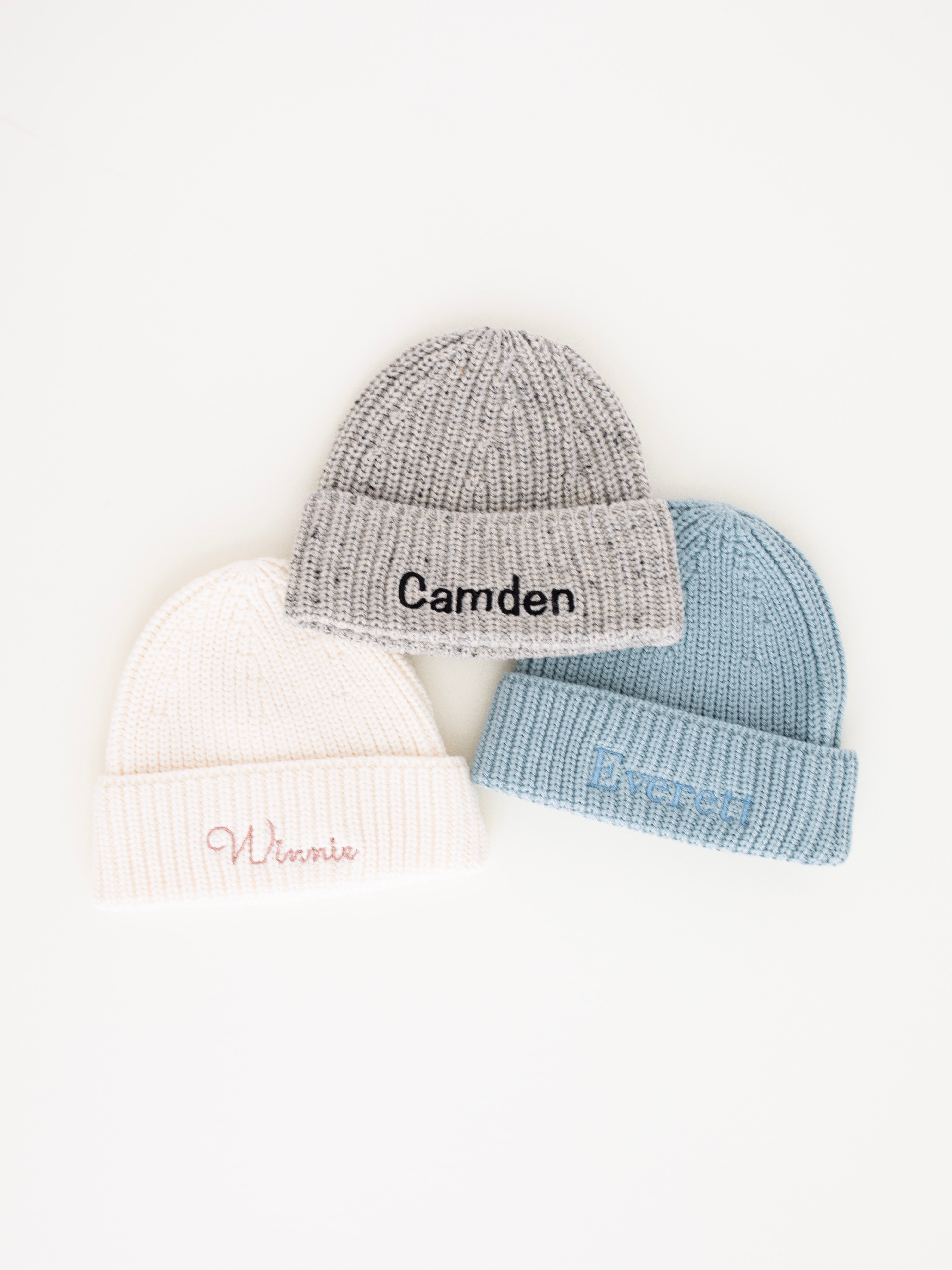 Knit Beanie - Steele