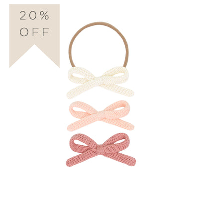 Sweater Bow 3 Pack - Ballet Knit Headband