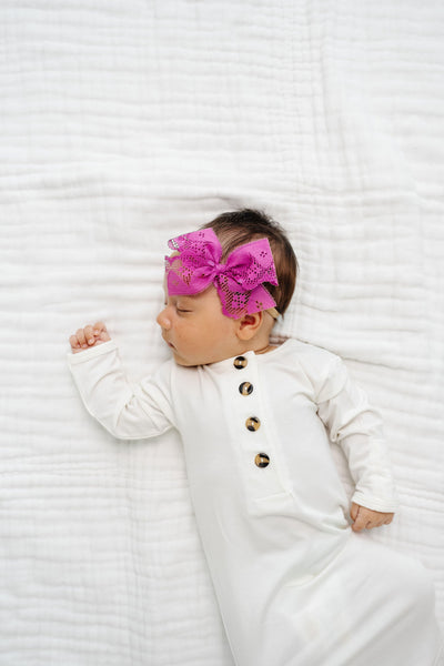 Lace Bow - Jasmine Headband