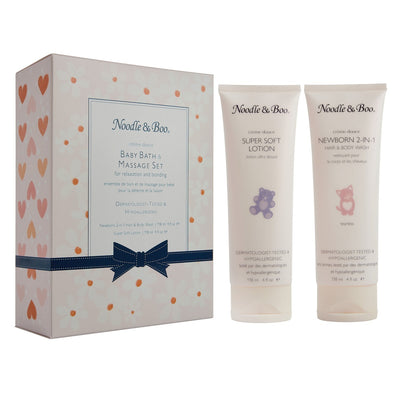 Noodle & Boo - Baby Bath & Massage Set