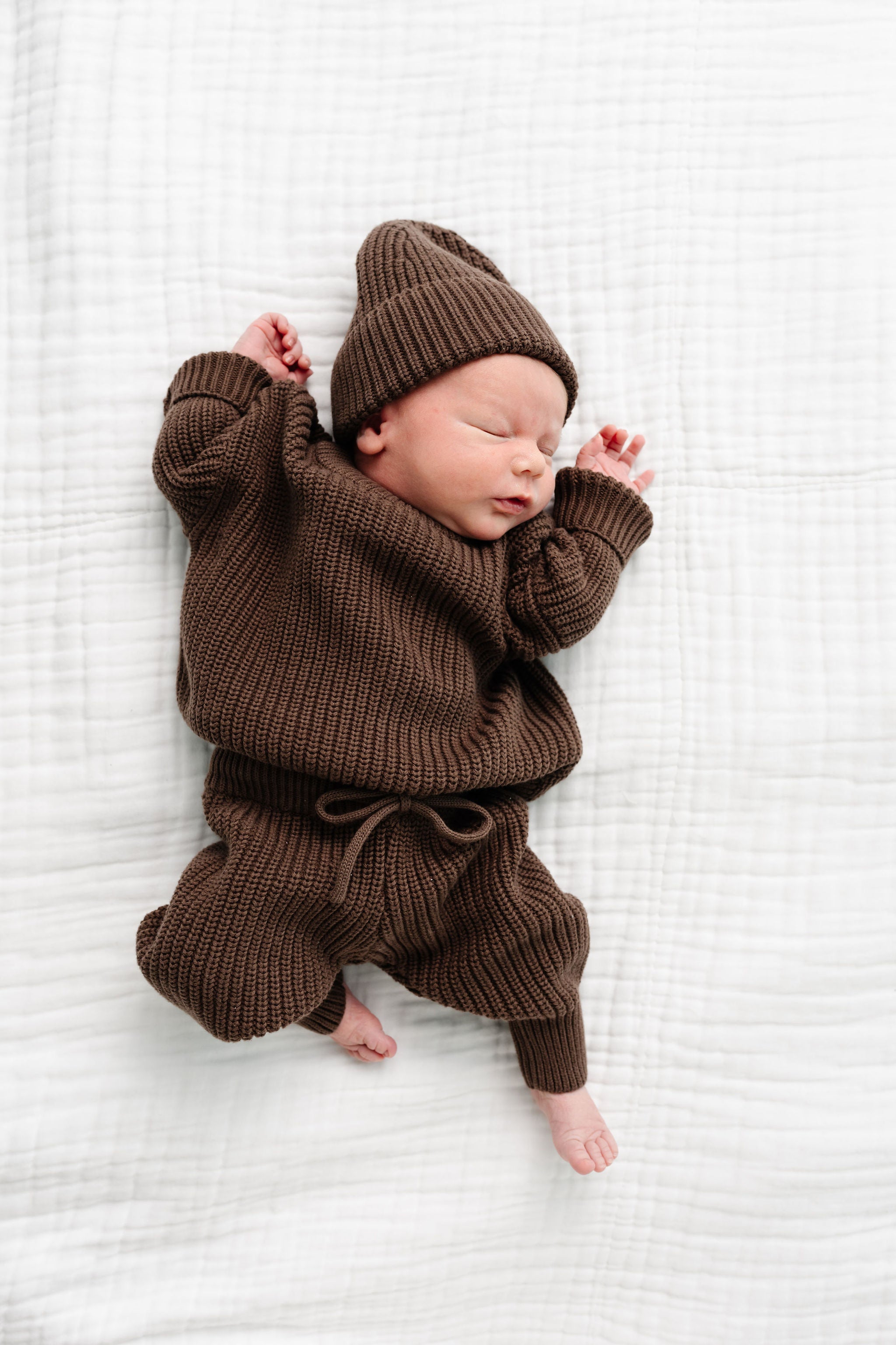 Knit Beanie - Cocoa