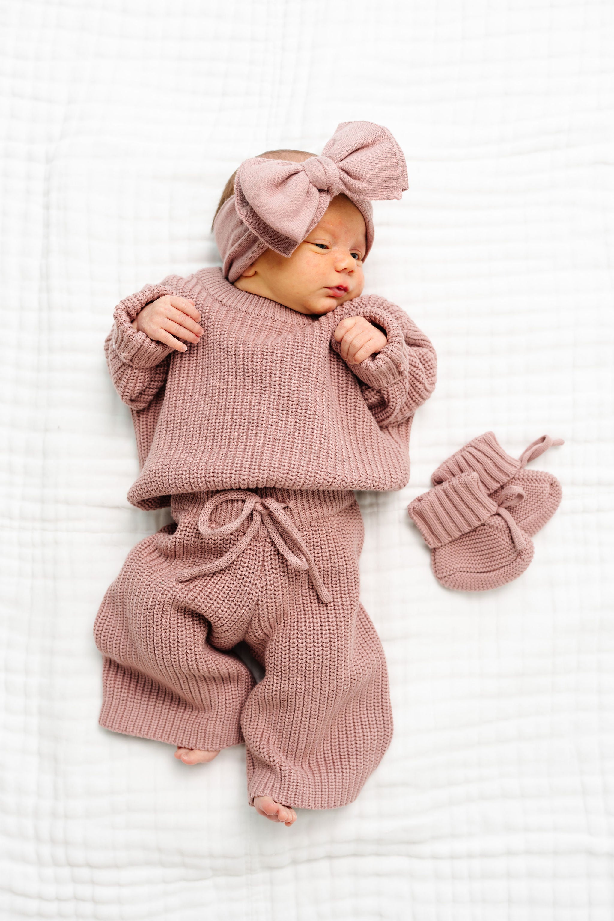 Knit Headband - Mauve