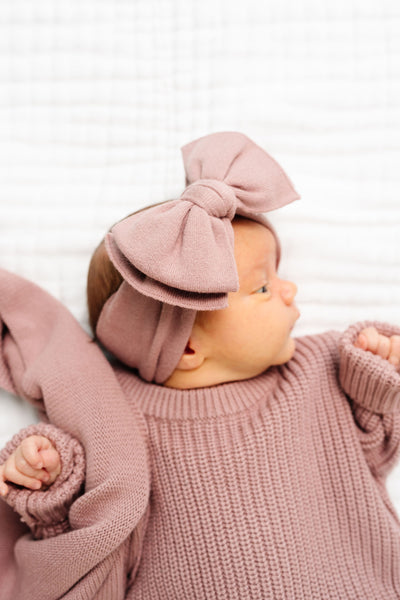 Knit Headband - Mauve