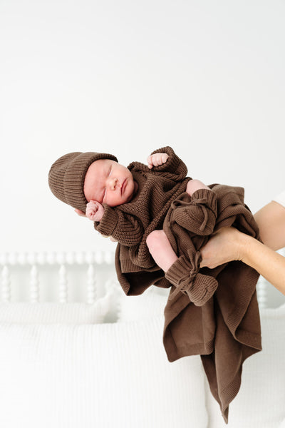 Knit Beanie Bundle - Cocoa