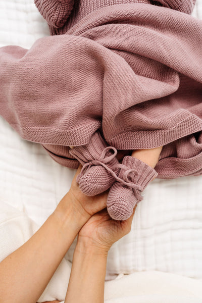 Knit Headband Bundle - Mauve