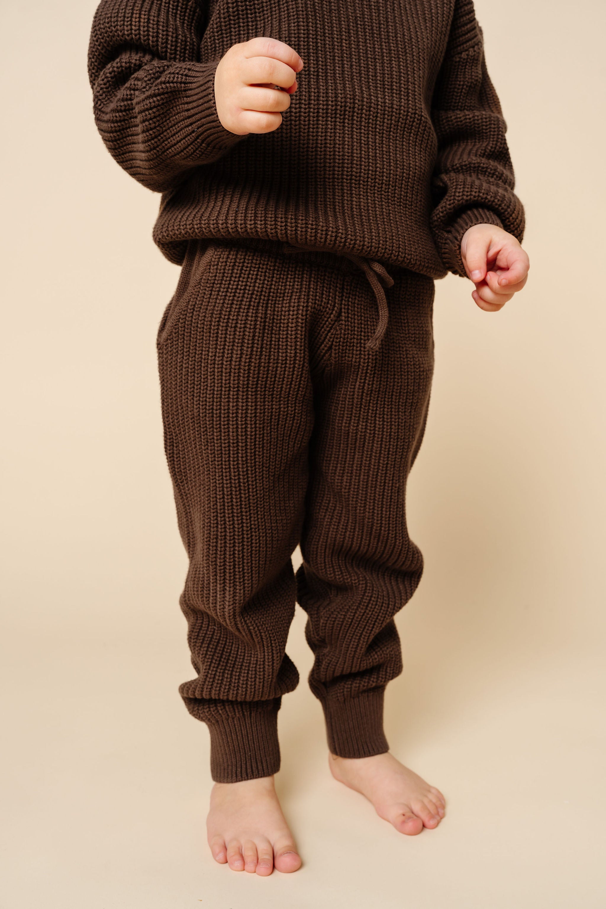 Knit Jogger Pant - Cocoa