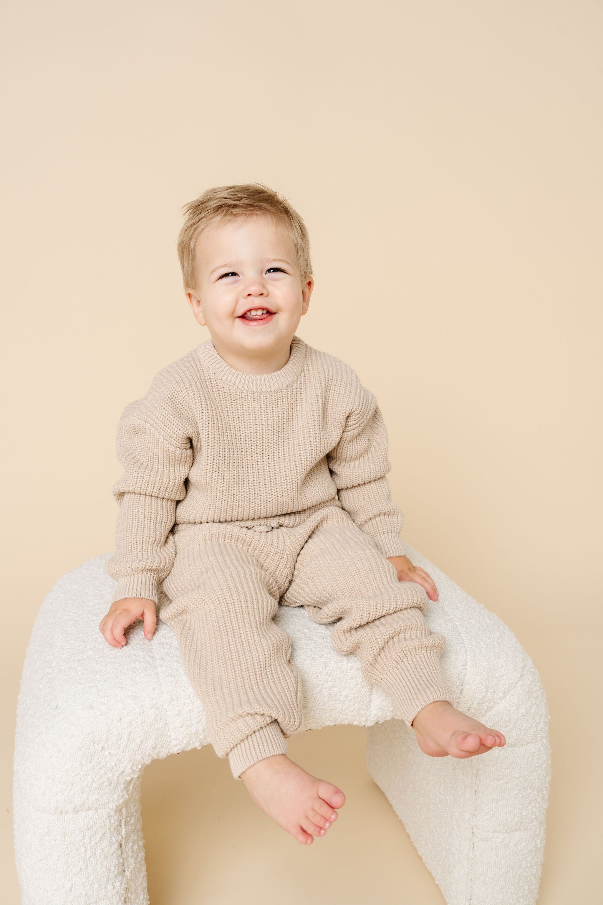 Knit Jogger Pant - Tan