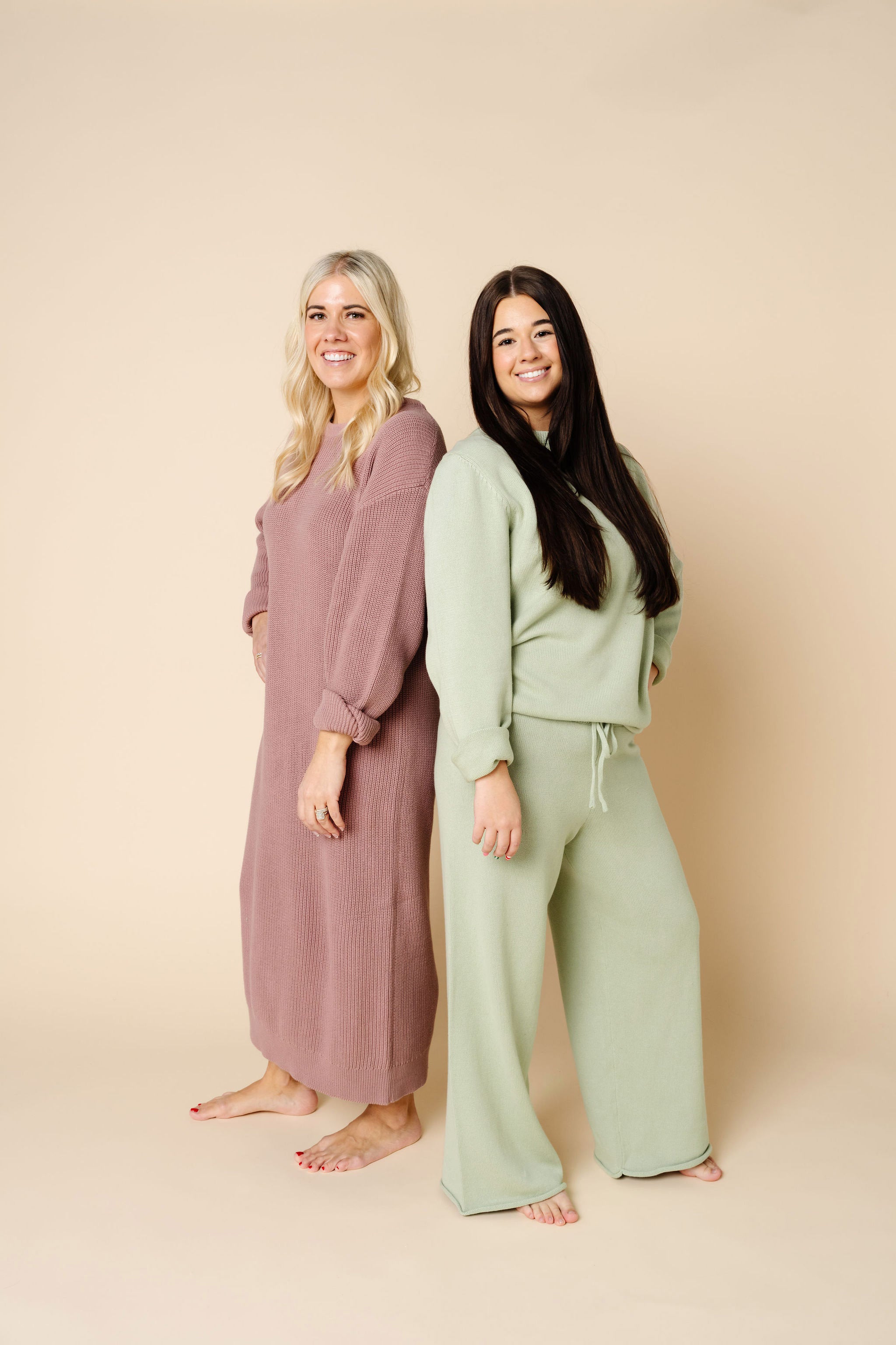 Knit Women's Sweater - Sage